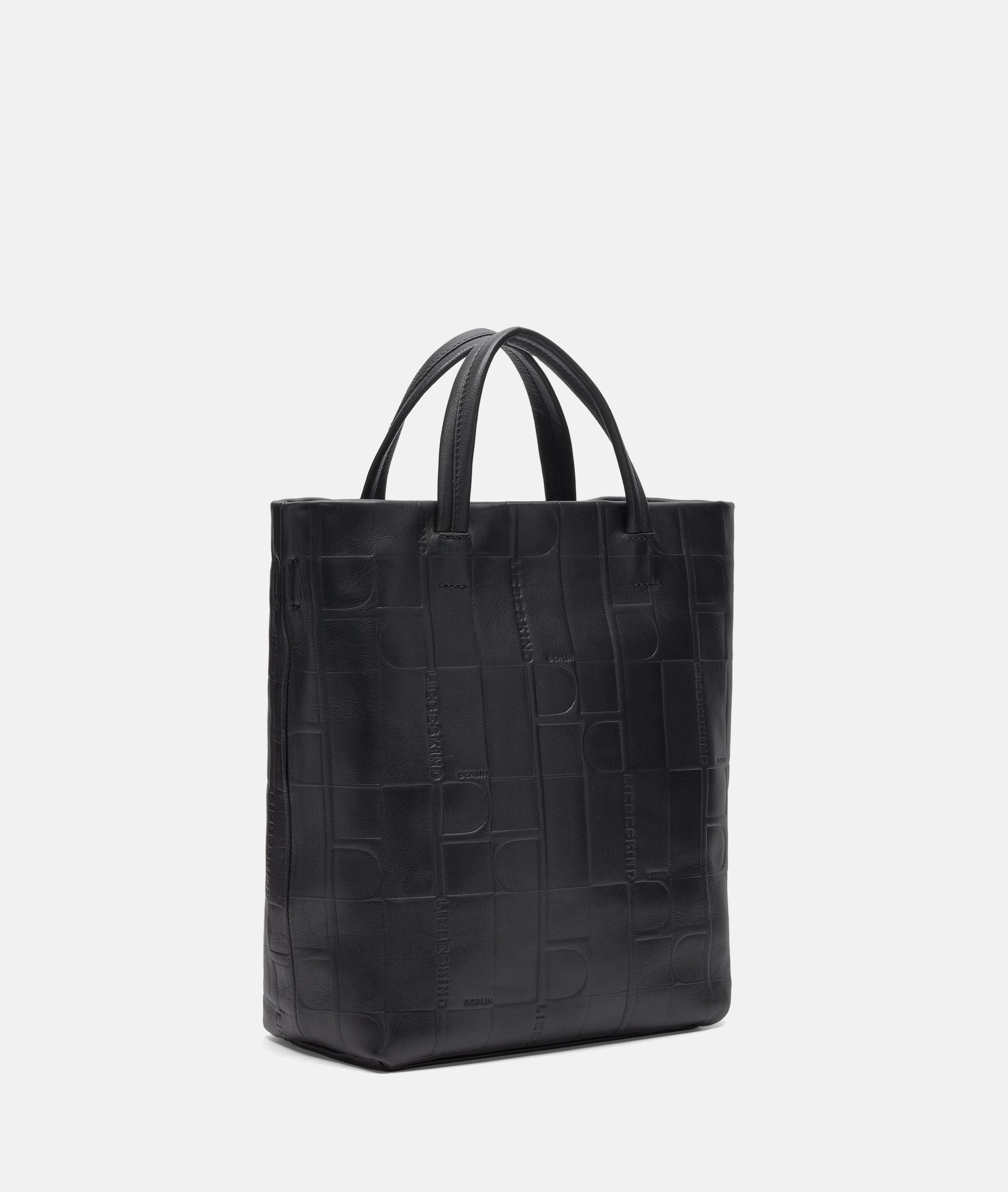 Liebeskind Berlin Handtasche Tote, Shopper aus Leder mit Monogrammprägung günstig online kaufen