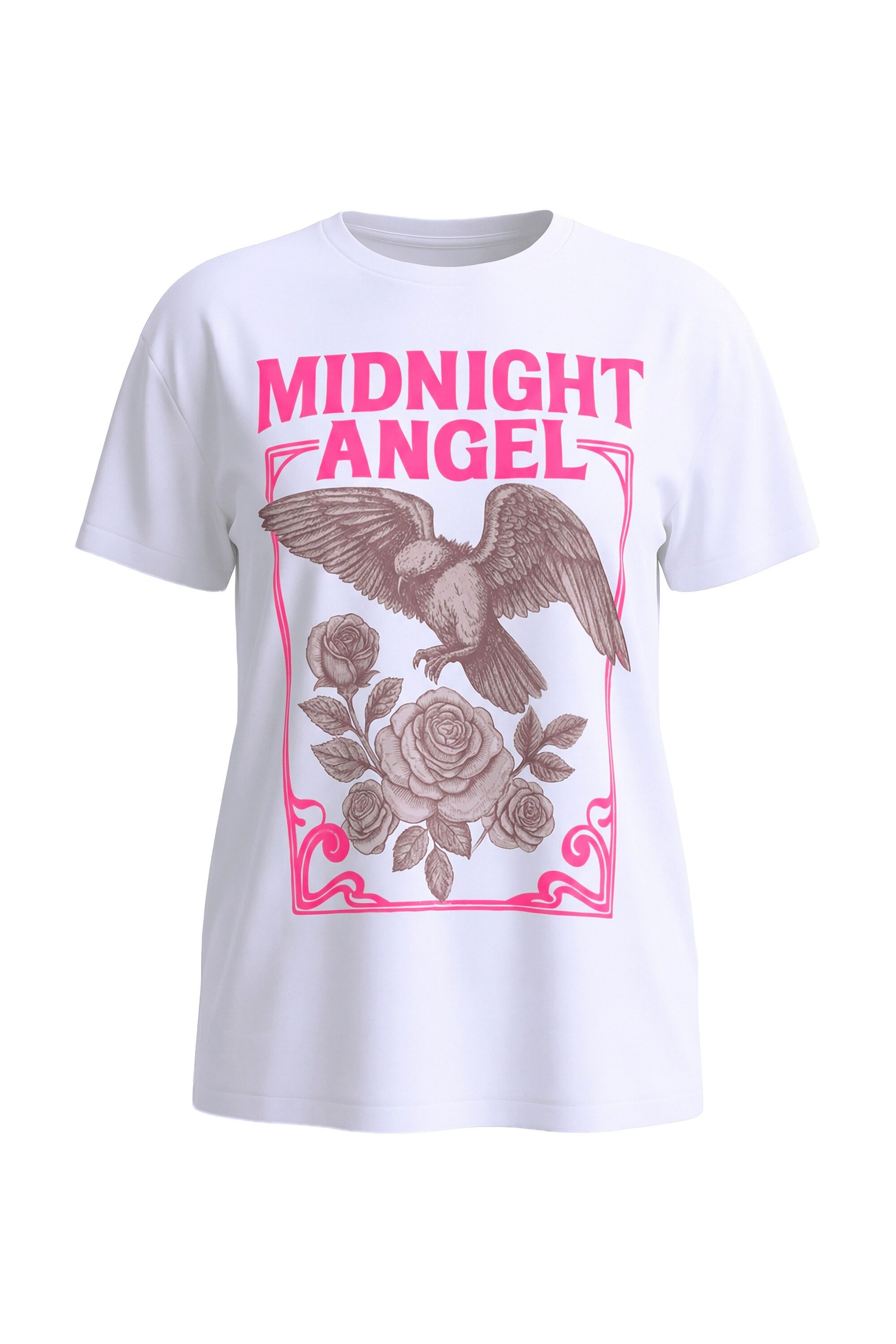 Angel of Style T-Shirt T-Shirt Boxy Fit Midnight Angel Halbarm günstig online kaufen