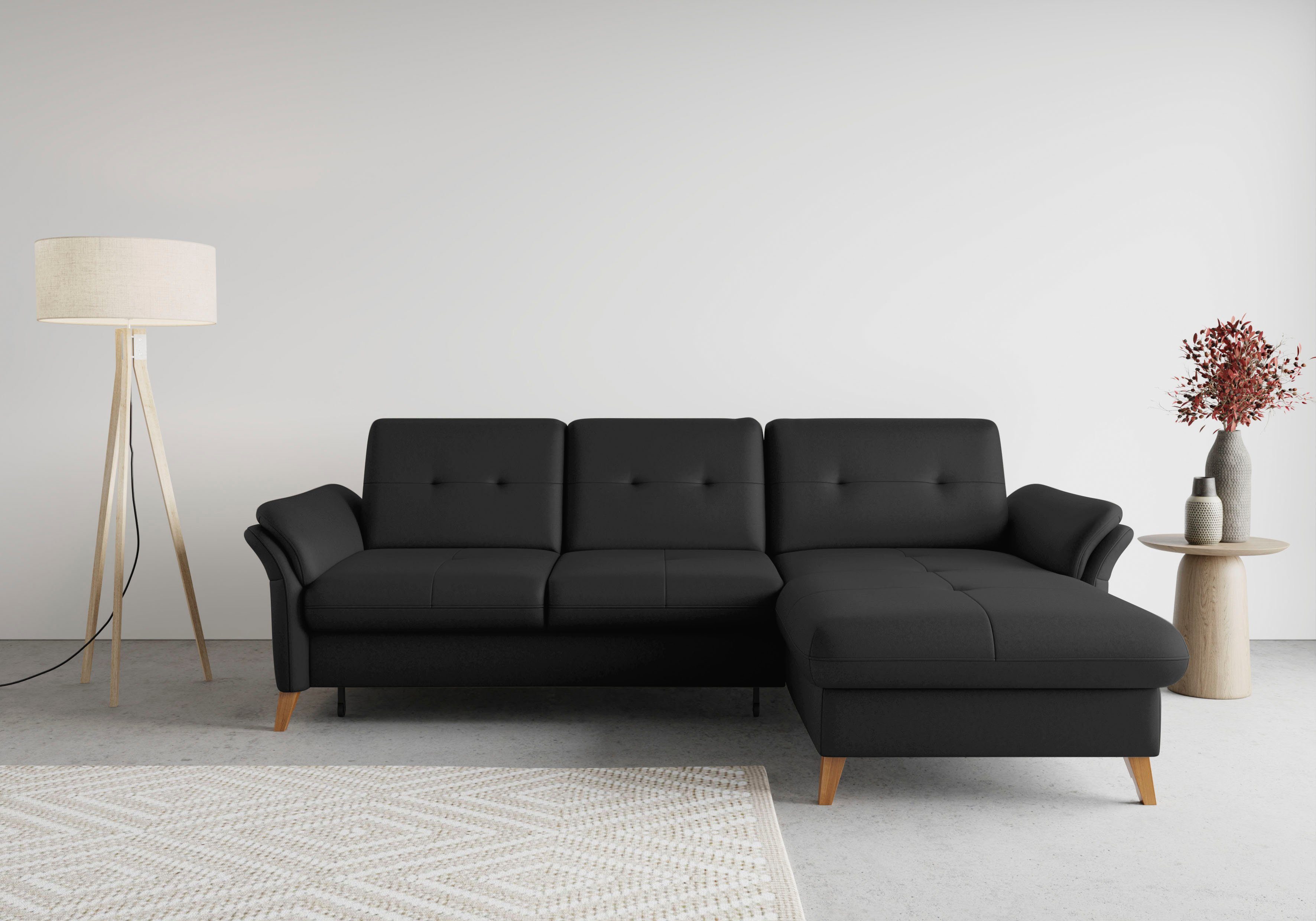 sit&more Ecksofa Göteborg, Sitztiefenverstellung und Federkern, günstig online kaufen