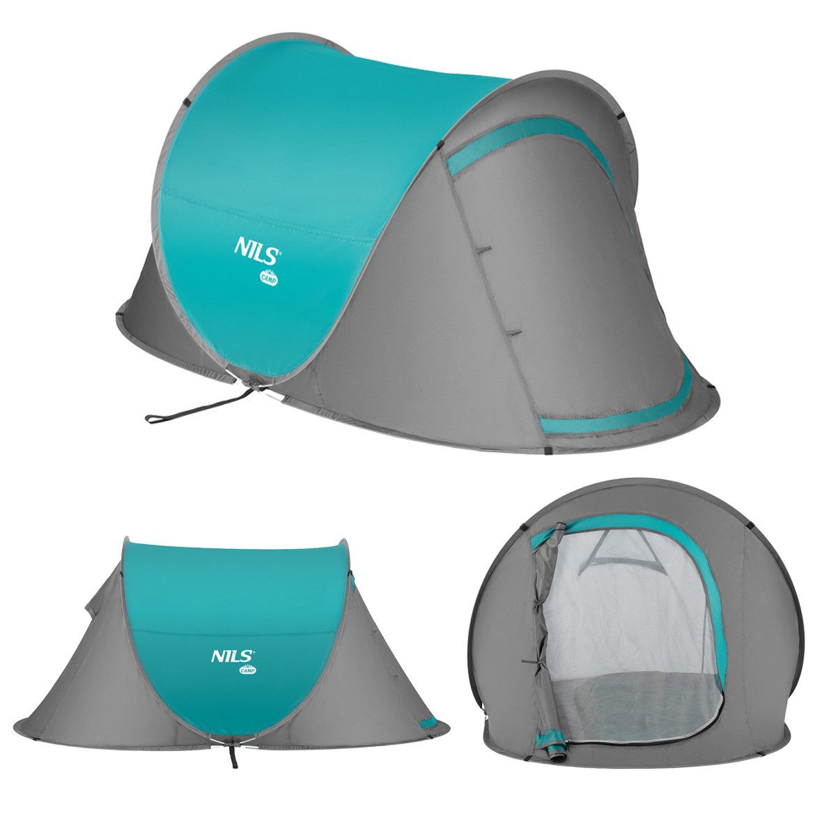 NILS CAMP Wurfzelt Selbstaufbauendes Zelt Outdoorzelt günstig online kaufen