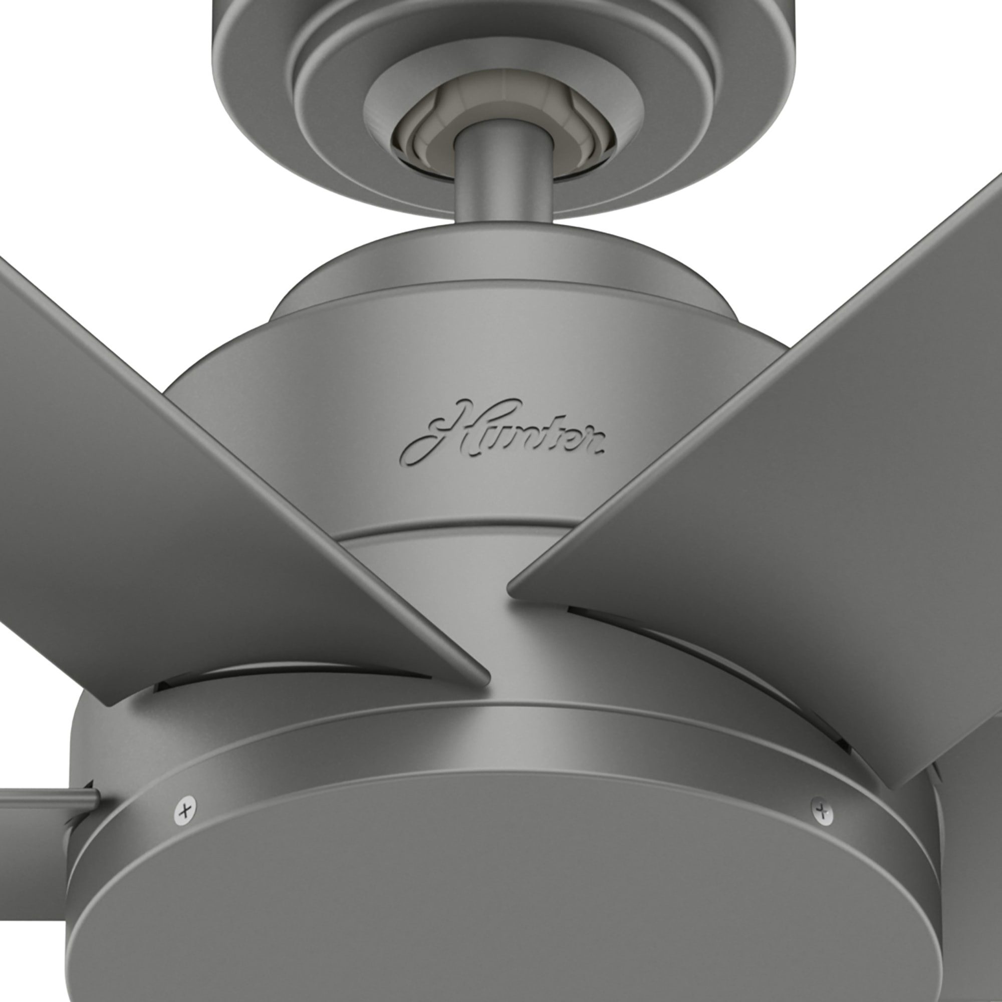 Hunter Deckenventilator Deckenventilator Kennicott Silber 112 cm