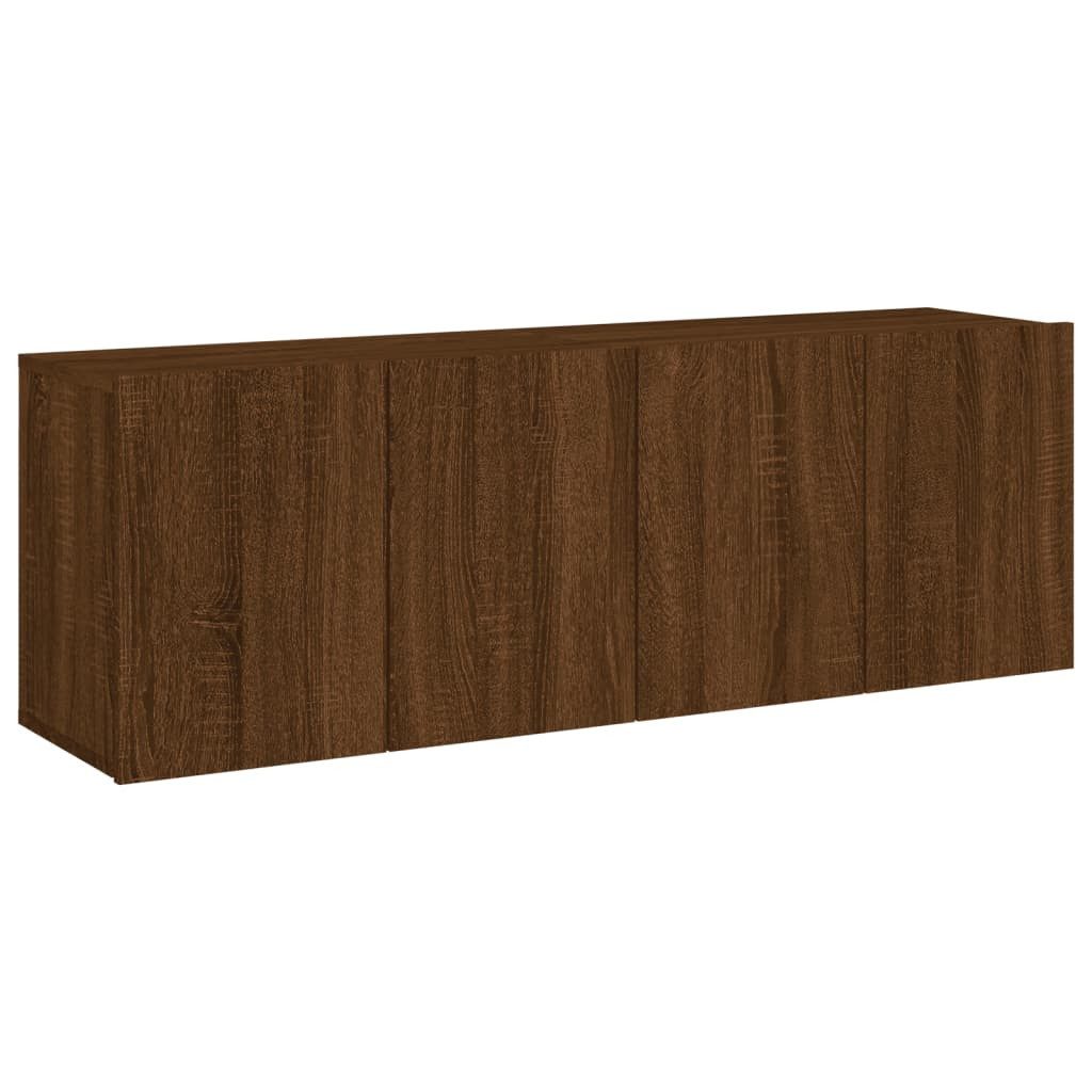 vidaXL TV-Schrank TV-Wandschränke 2 Stk. Braun günstig online kaufen