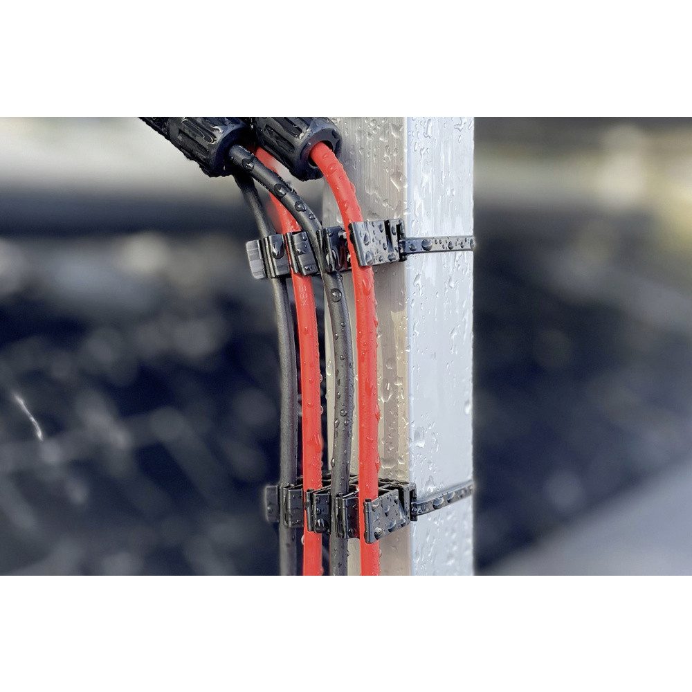 Thumbnail - HellermannTyton Kabelverbinder-Sortiment HellermannTyton QGDHC5.2-8.0M-PA66W-BK Befestigungssockel Kabelbinder, QGDHC5.2...