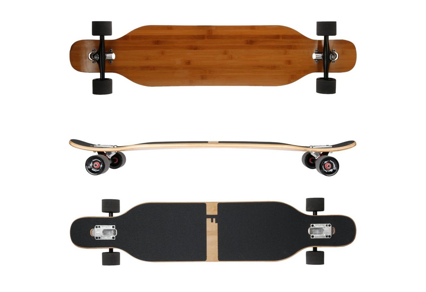 Thumbnail - FunTomia Longboard Camber Ahornholz Longboard in 3 Flex Stufen + T-Tool, Camber Twin Tip
