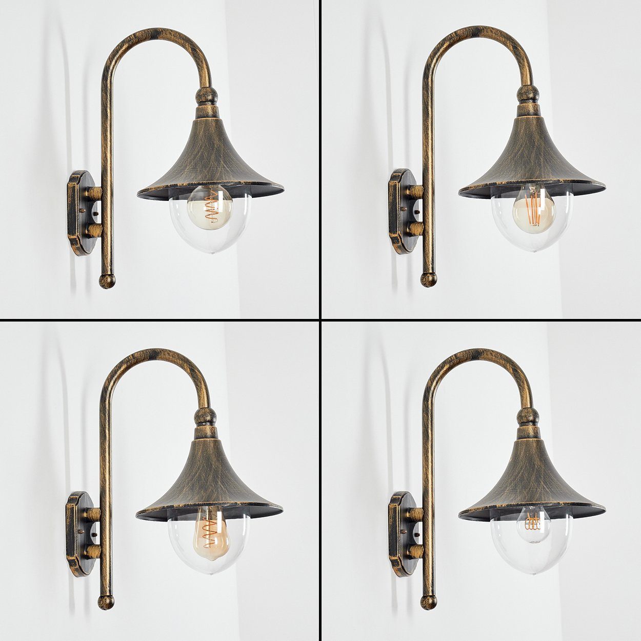 hofstein Außen-Wandleuchte »Paraolo« Außenwandlampe abwärts in günstig online kaufen