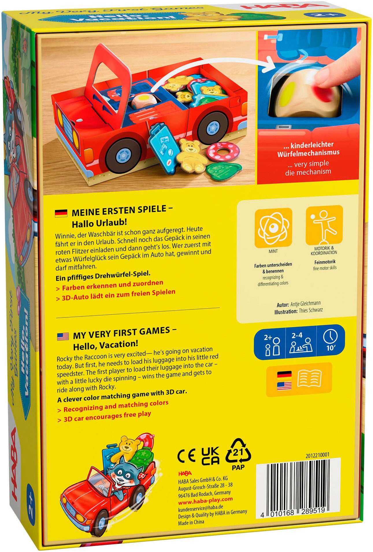 Haba Spiel Meine ersten Spiele - Hallo Urlaub!, Kleinkindspiel