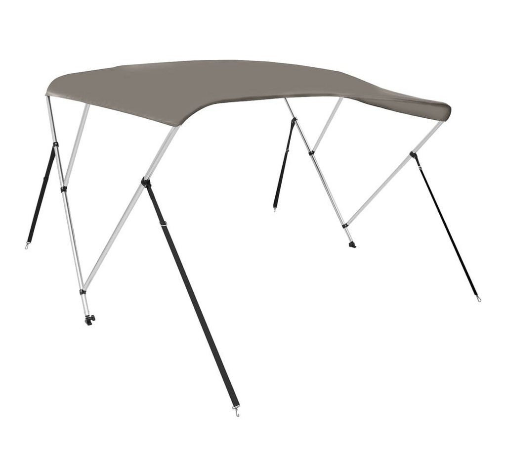 Thumbnail - vidaXL Schutzplane, 3-Bow Bimini-Top Grau 183x140x137 cm