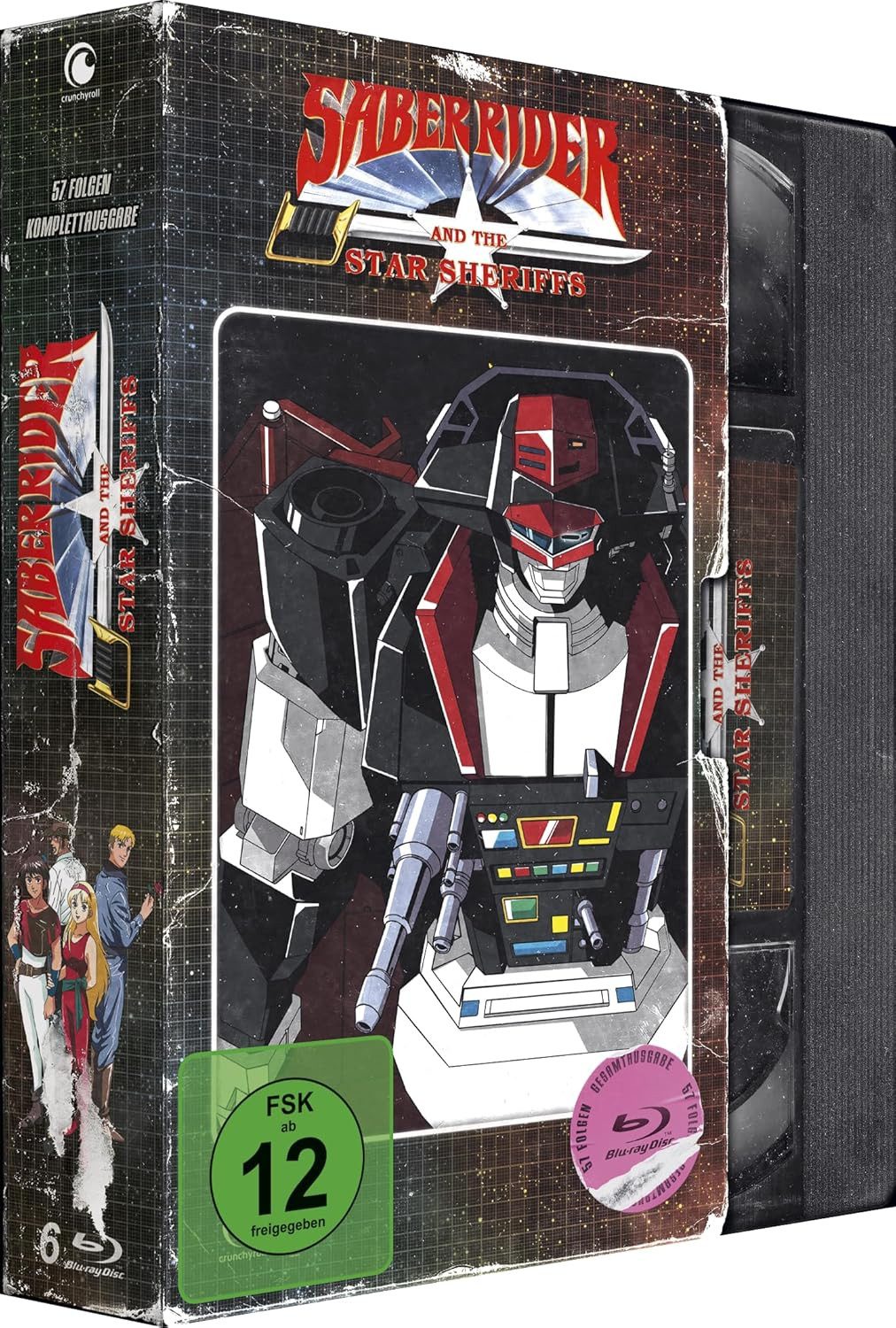 Crunchyroll Blu-ray Saber Rider and the Star Sheriffs - Gesamtausgabe BluRay, (Box-Set, 6-St)