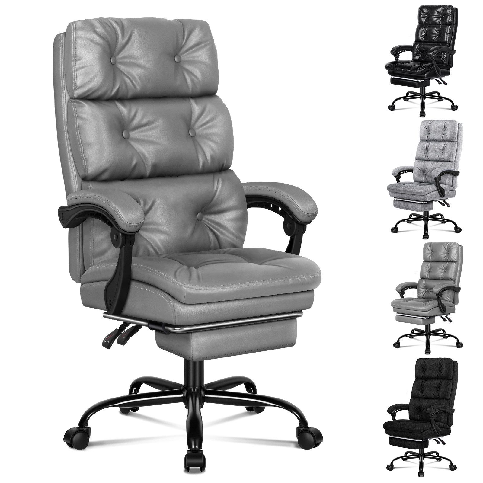 ALFORDSON Bürostuhl Ergonomischer Chefsessel - Höhenverstellbar und Komfort günstig online kaufen