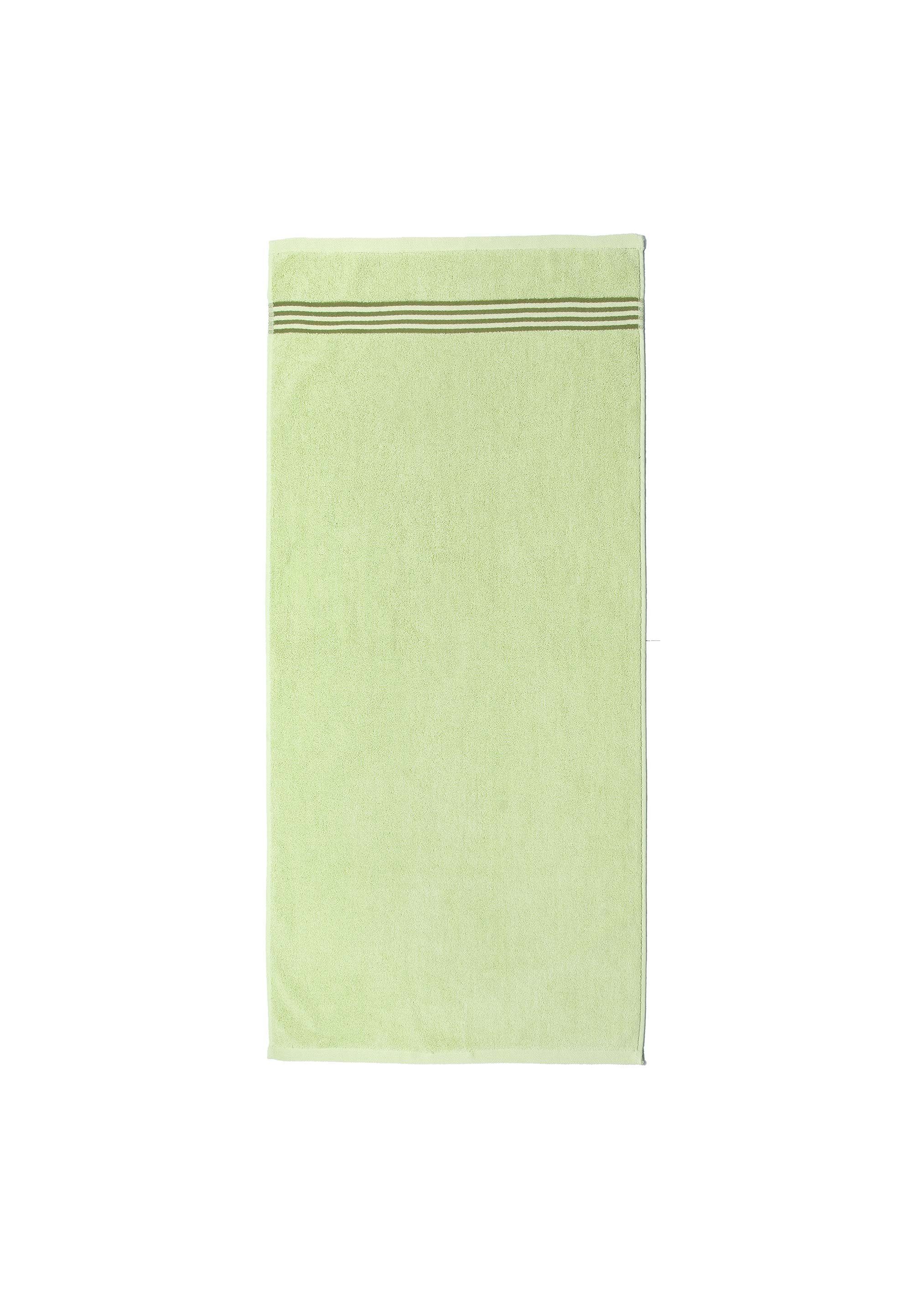 grace grand akzentuierter Bordüre Handtuch (1-St), Sports, grün spa mit