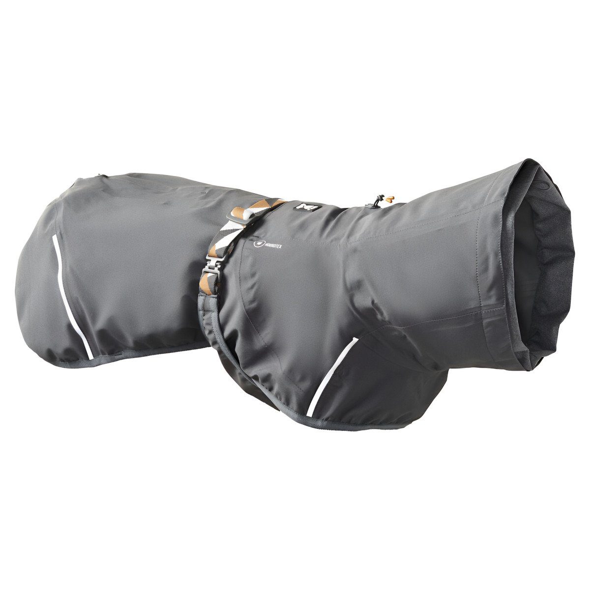 HURTTA Hunderegenmantel Regenmantel Mudventure Coat blackberry (grau) von HURTTA
