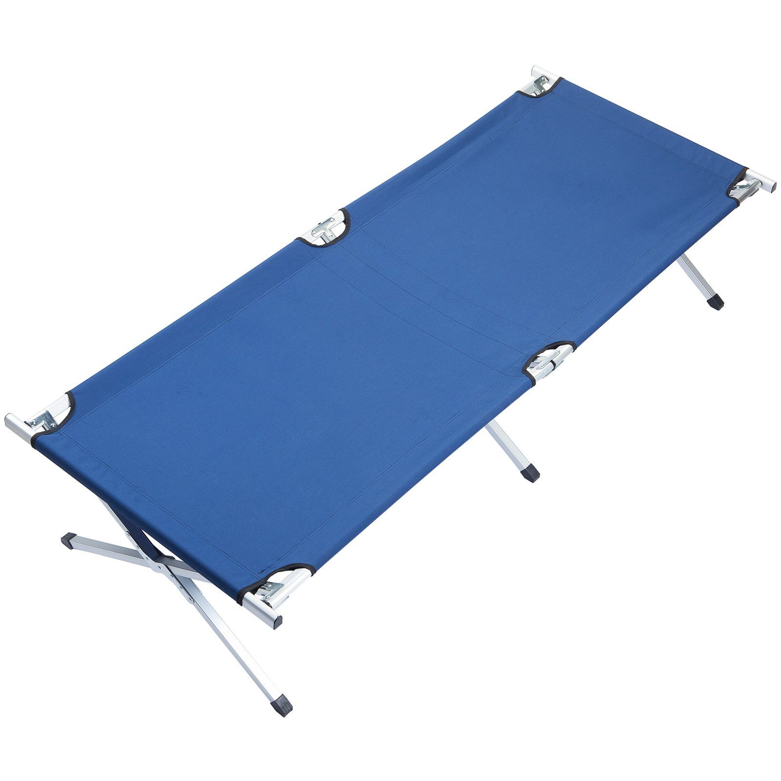 Feldbett Campingliege Vuoma, Klappbare Sonnenliege, Campingbett, max. 200 kg