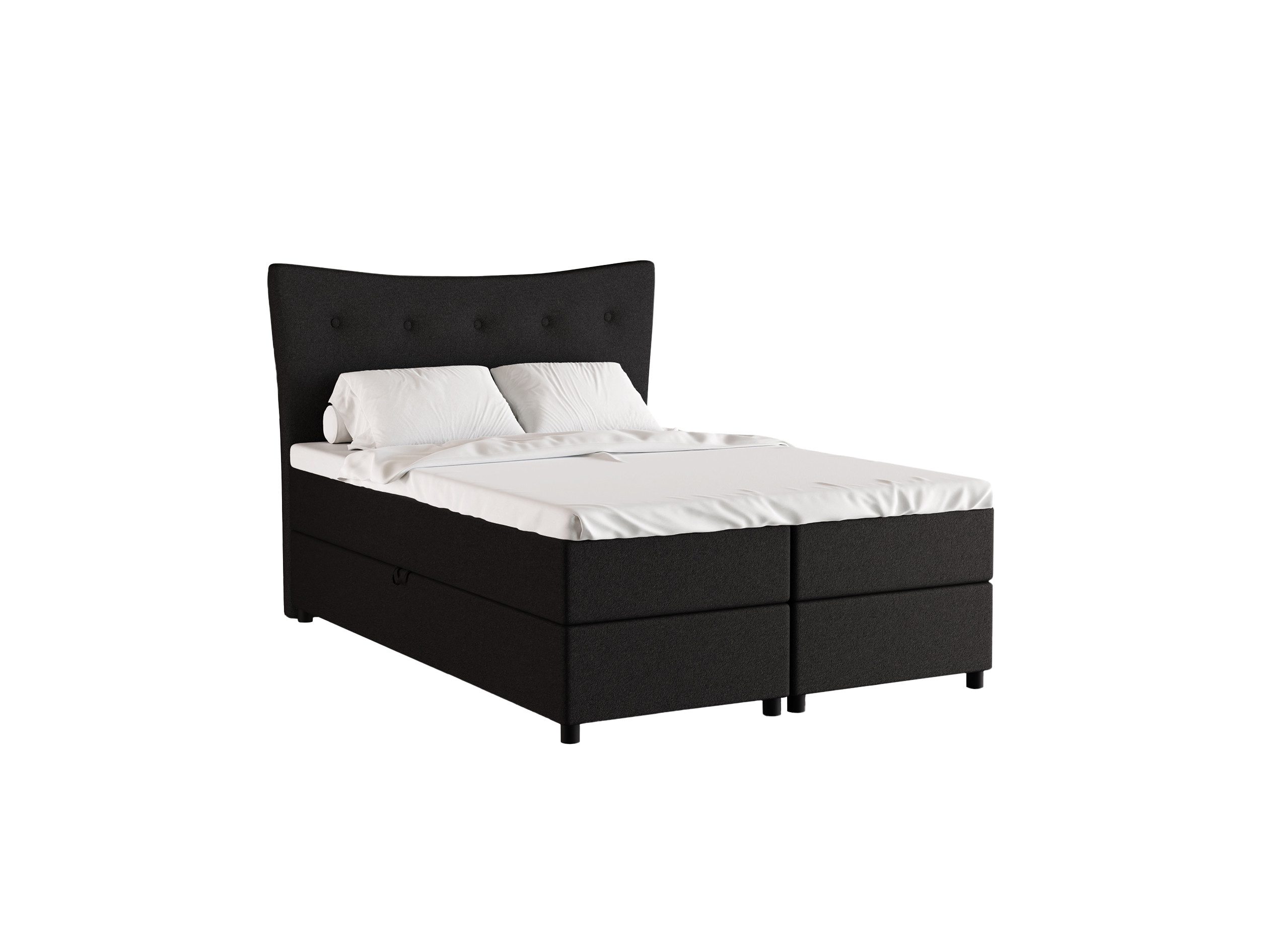 PANDA MÖBEL GmbH Boxbett Nevada mit bettkasten 140cm 160cm 180cm x 200 cm mit topper, H3 (Perfekt für erholsamen Schlaf), Komfortables Boxbett Nevada mit Bettkasten, Matratze und Topper. Reduzierter Preis € 671,99. Unverbindliche Preisempfehlung € 909,99