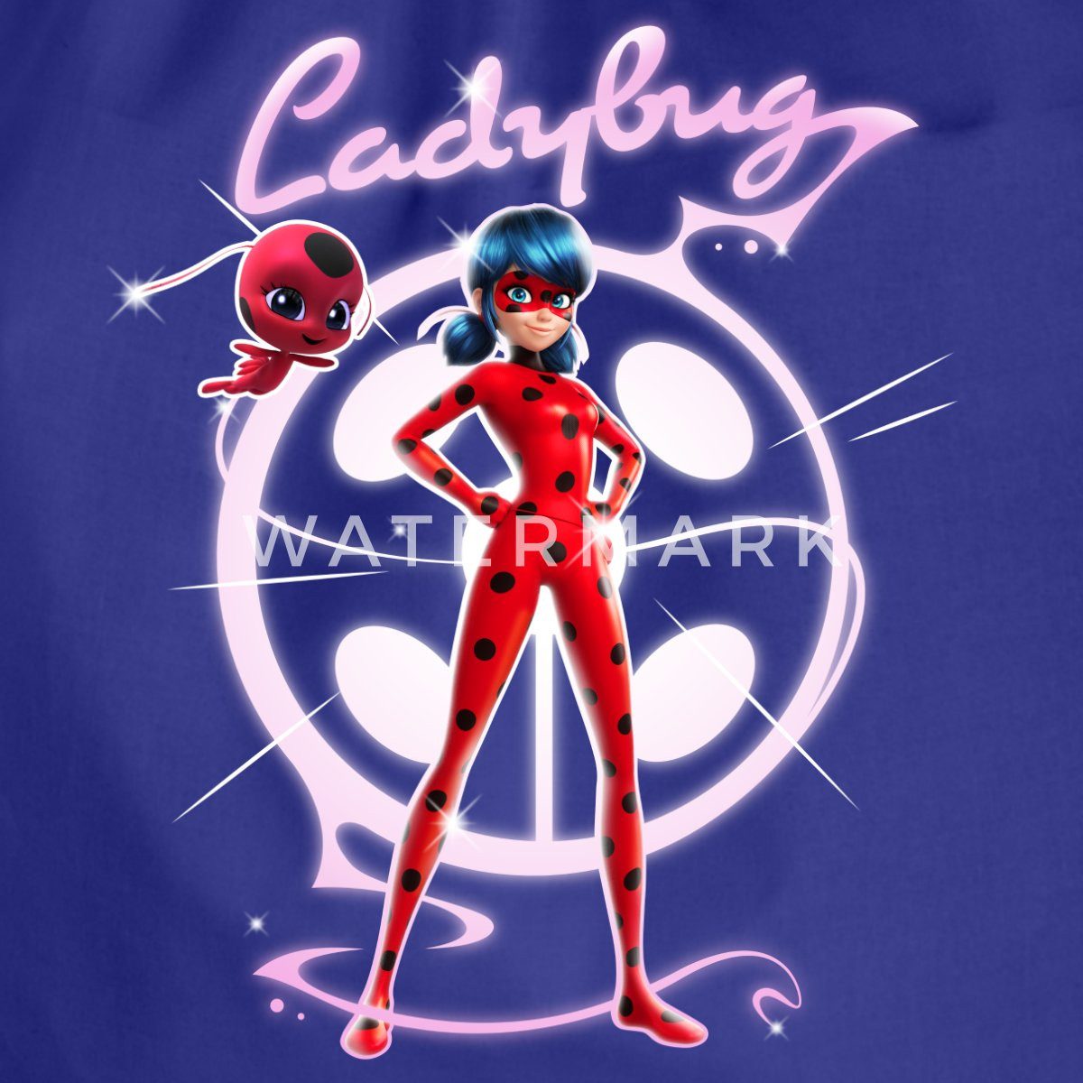 Spreadshirt Turnbeutel Miraculous Ladybug Mit Tikki Turnbeutel (1-tlg)