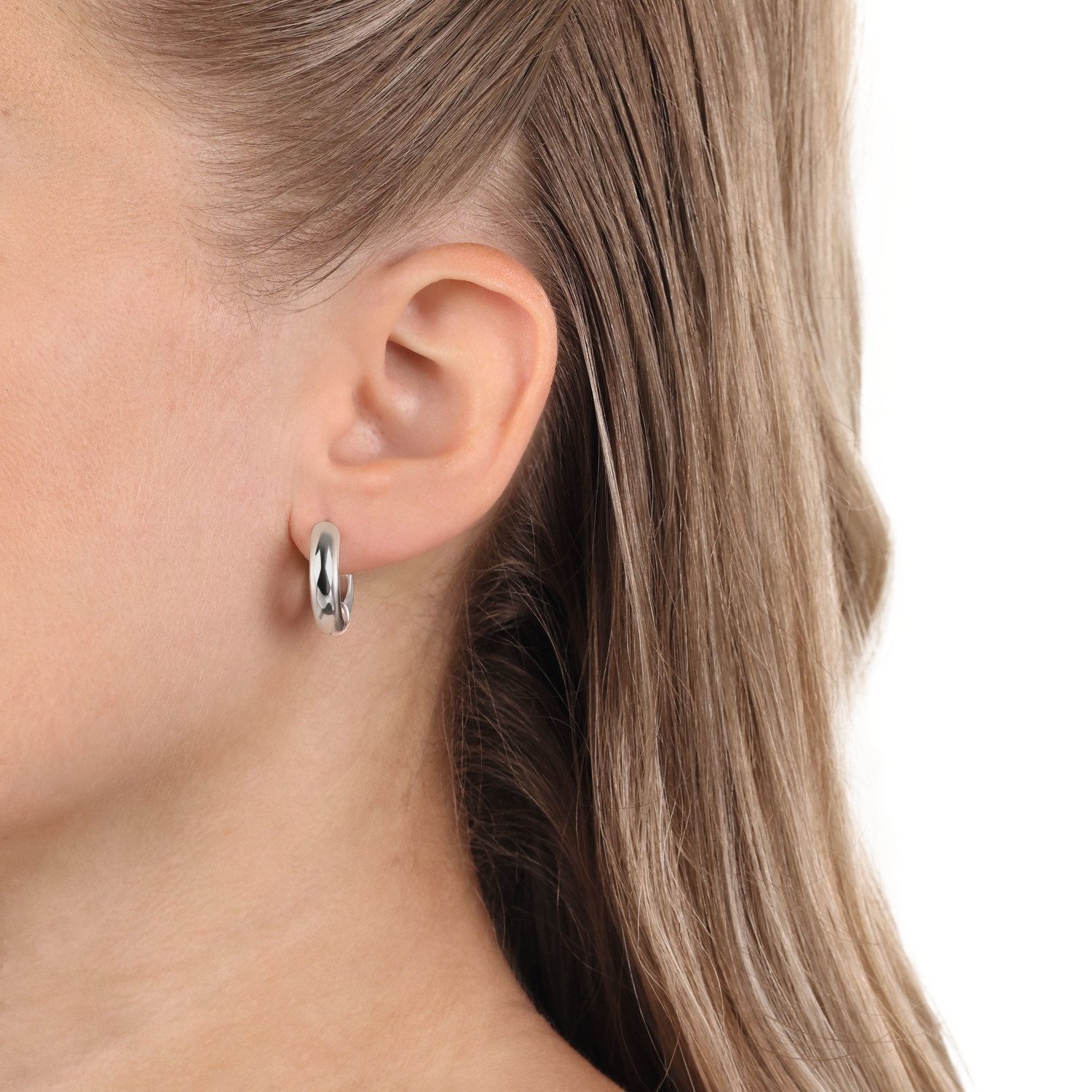 Noelani Paar Creolen Noelani Creolen für Damen, Edelstahl (Creolen, 2-tlg)