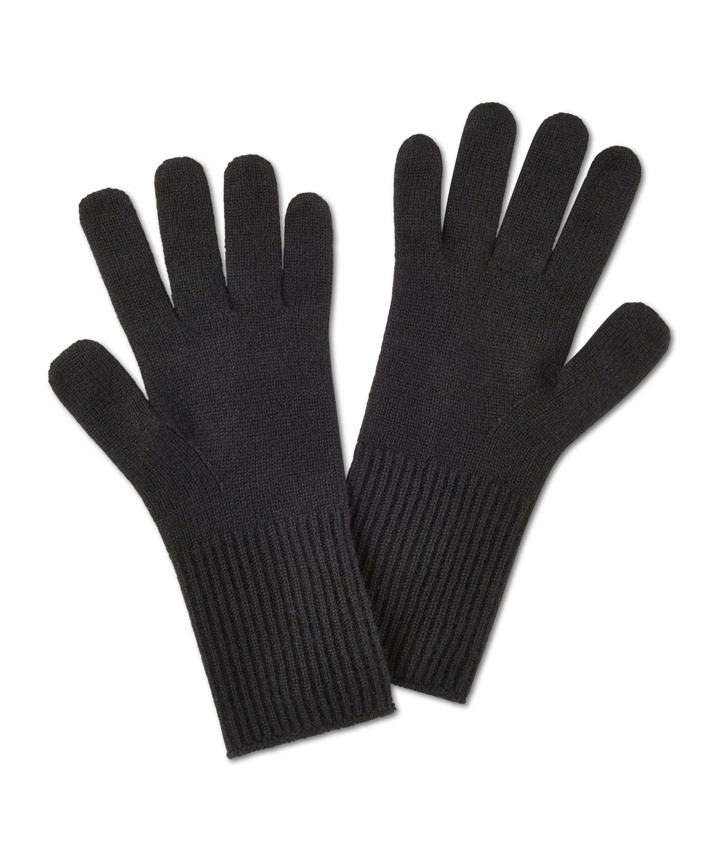FALKE Strickhandschuhe aus reinem Kaschmir black (3000)