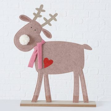 BOLTZE Weihnachtsfigur, Filz, Holz, Polyester