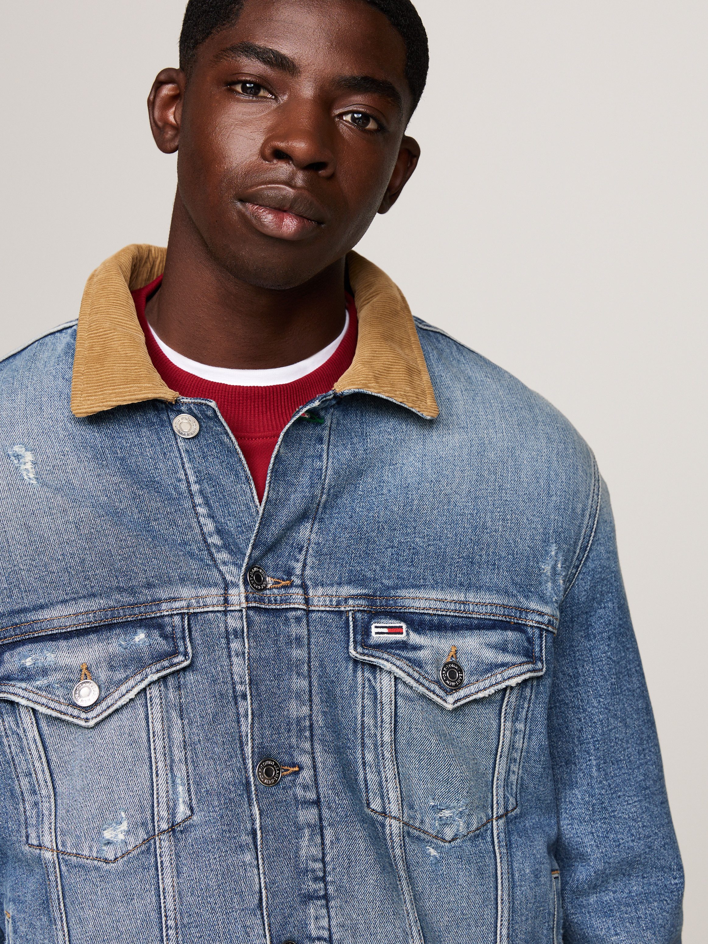 Tommy Jeans Jeansjacke RYAN TEDDY RGLR günstig online kaufen