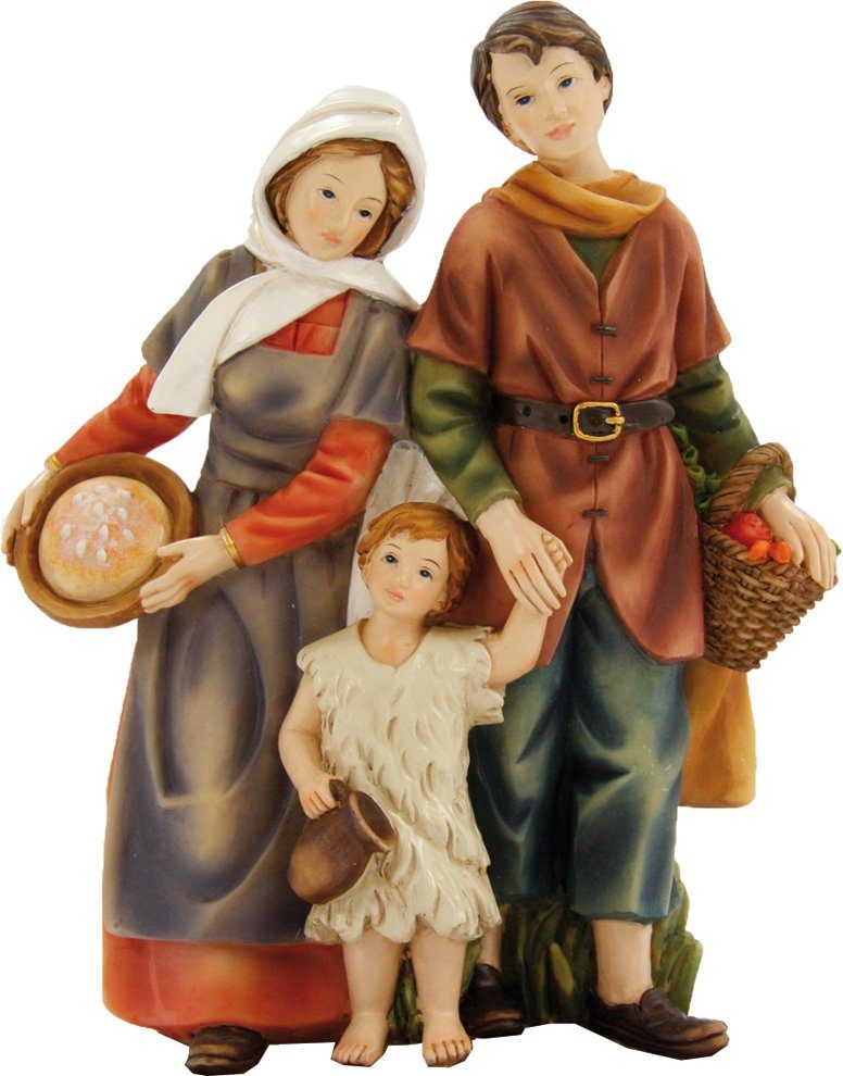 FADEDA Krippenfigur FADEDA Familie mit Kind, Höhe in cm: 11 (1 St) | Weihnachtskrippen