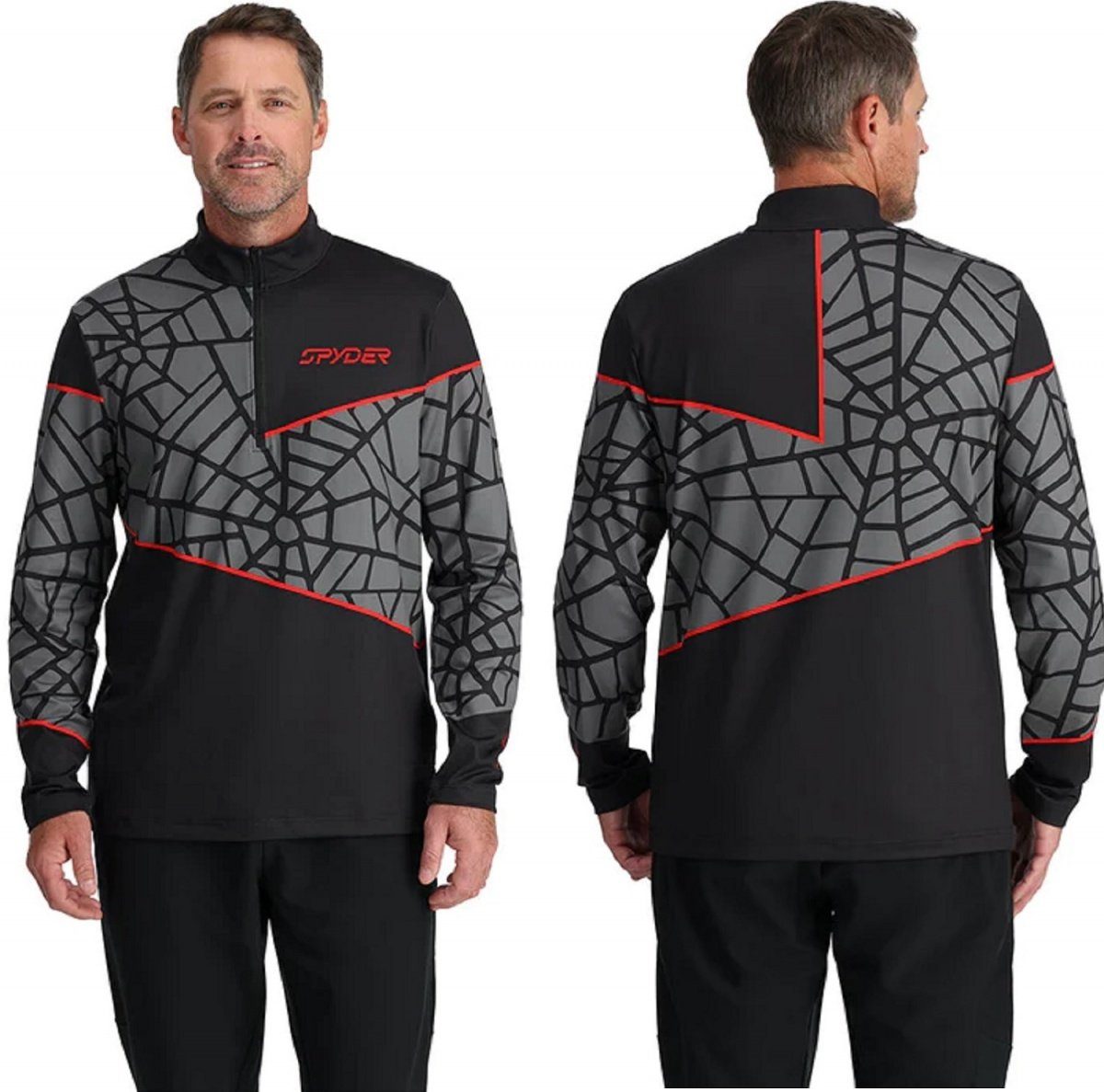 Spyder Funktionsshirt Spyder Vital 1/2 Zip T-Neck Herren Skirolli Funktionsshirt 38A125310