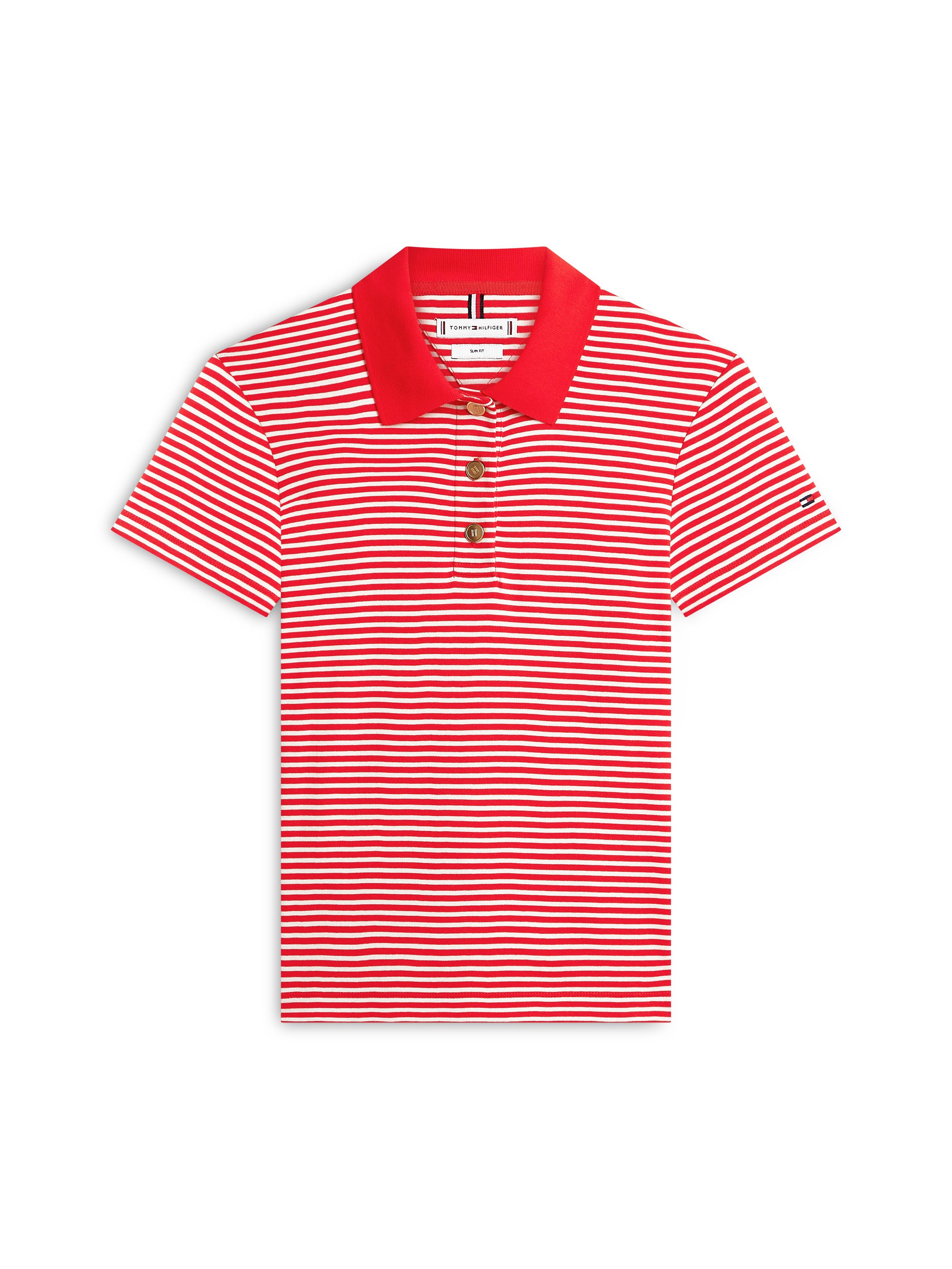 Poloshirt GOLD BUTTON SLIM SS POLO