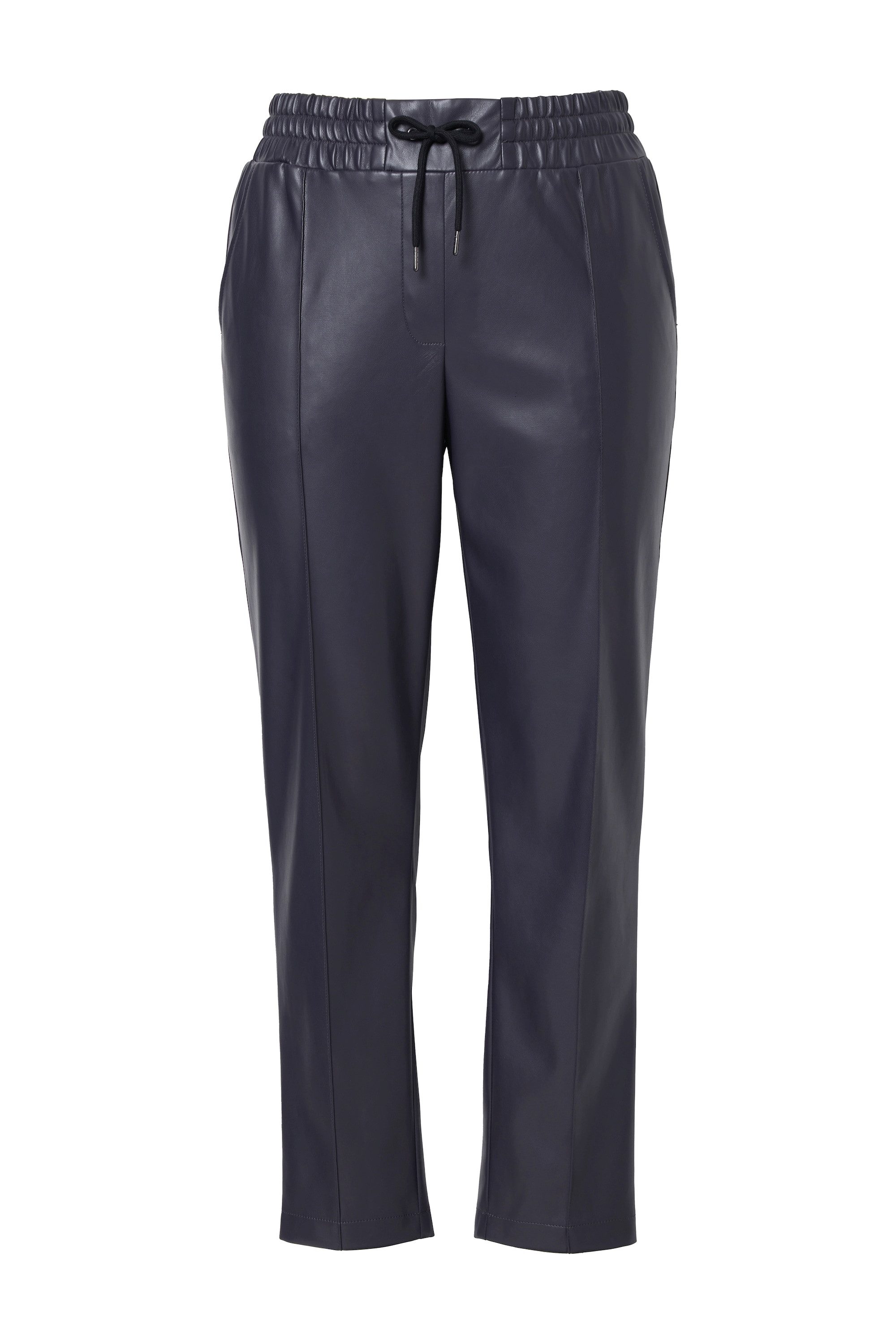 Ulla Popken Schlupfhose 7/8-Hose Lederoptik Biesen günstig online kaufen