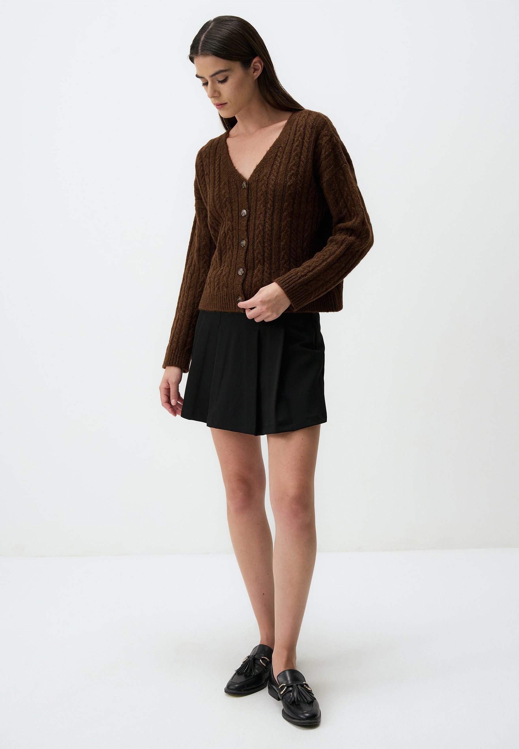 Jimmy Key Shorts Reguläre Taille Falten günstig online kaufen