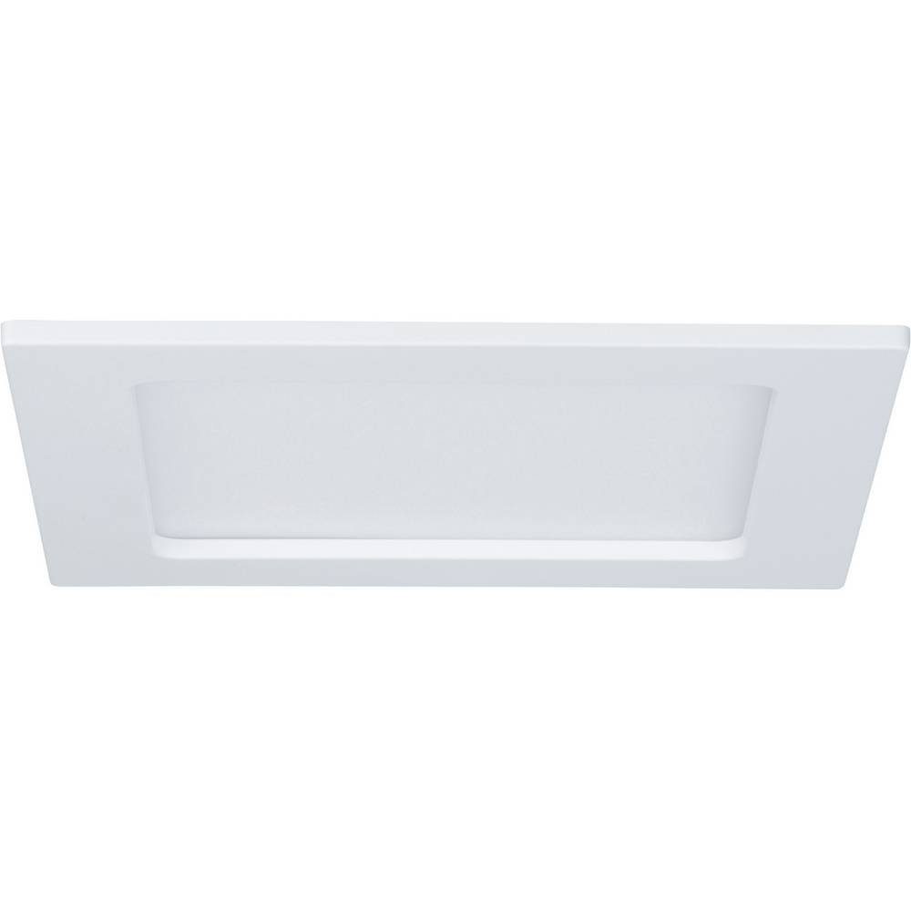 Paulmann LED Panel LED Einbaupanel eckig 165x165mm 12W 4.000K Weiß, LED  fest integriert, Neutralweiß, LED Einbaupanel eckig 165x165mm 12W 4.000K  Weiß, Satiniertes Schutzglas