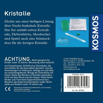 Kosmos Spiel, Grüne Kristalle selbst züchten