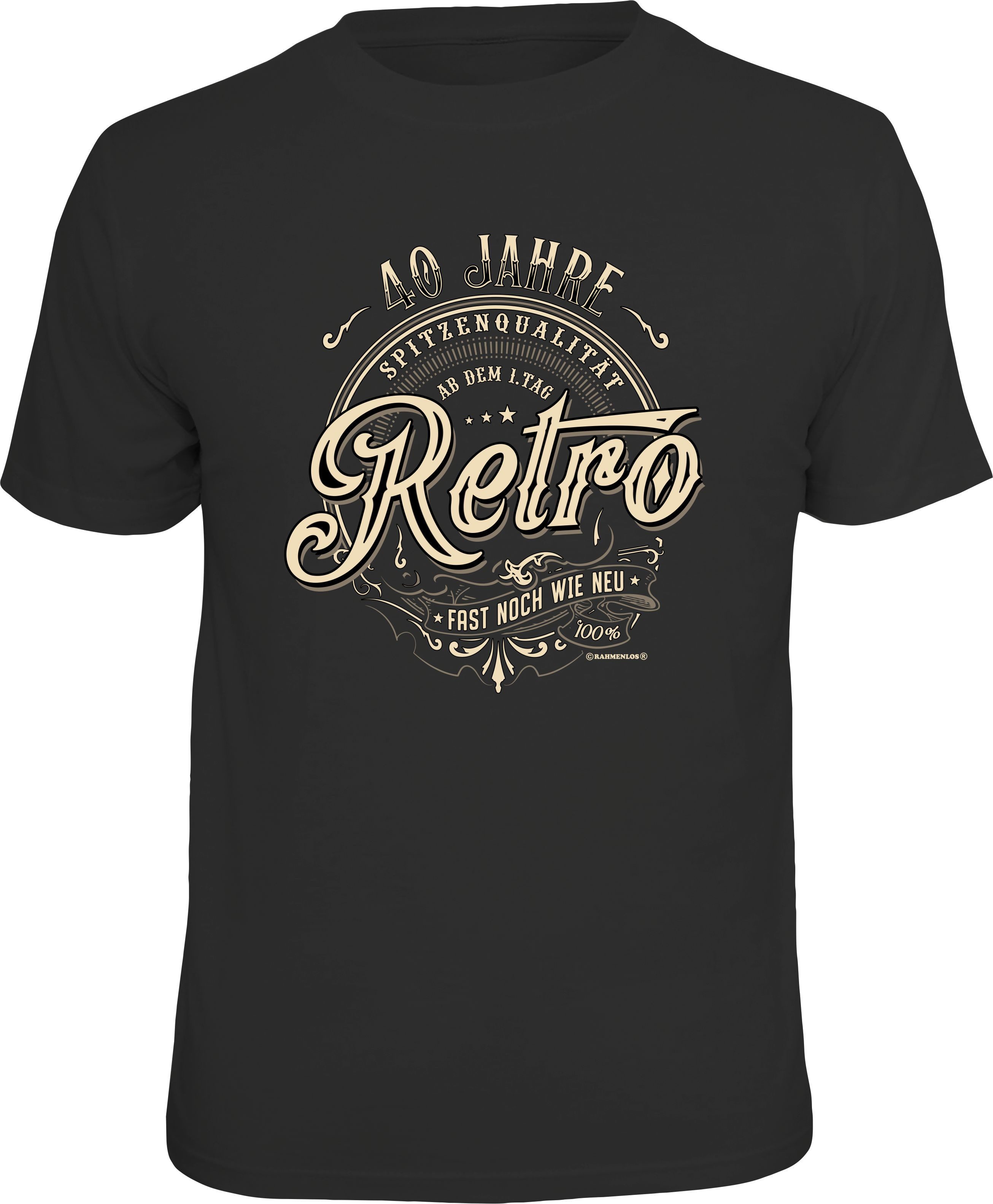 T-Shirt zum Geburtstag: 40 Jahre Retro, fast noch wie neu