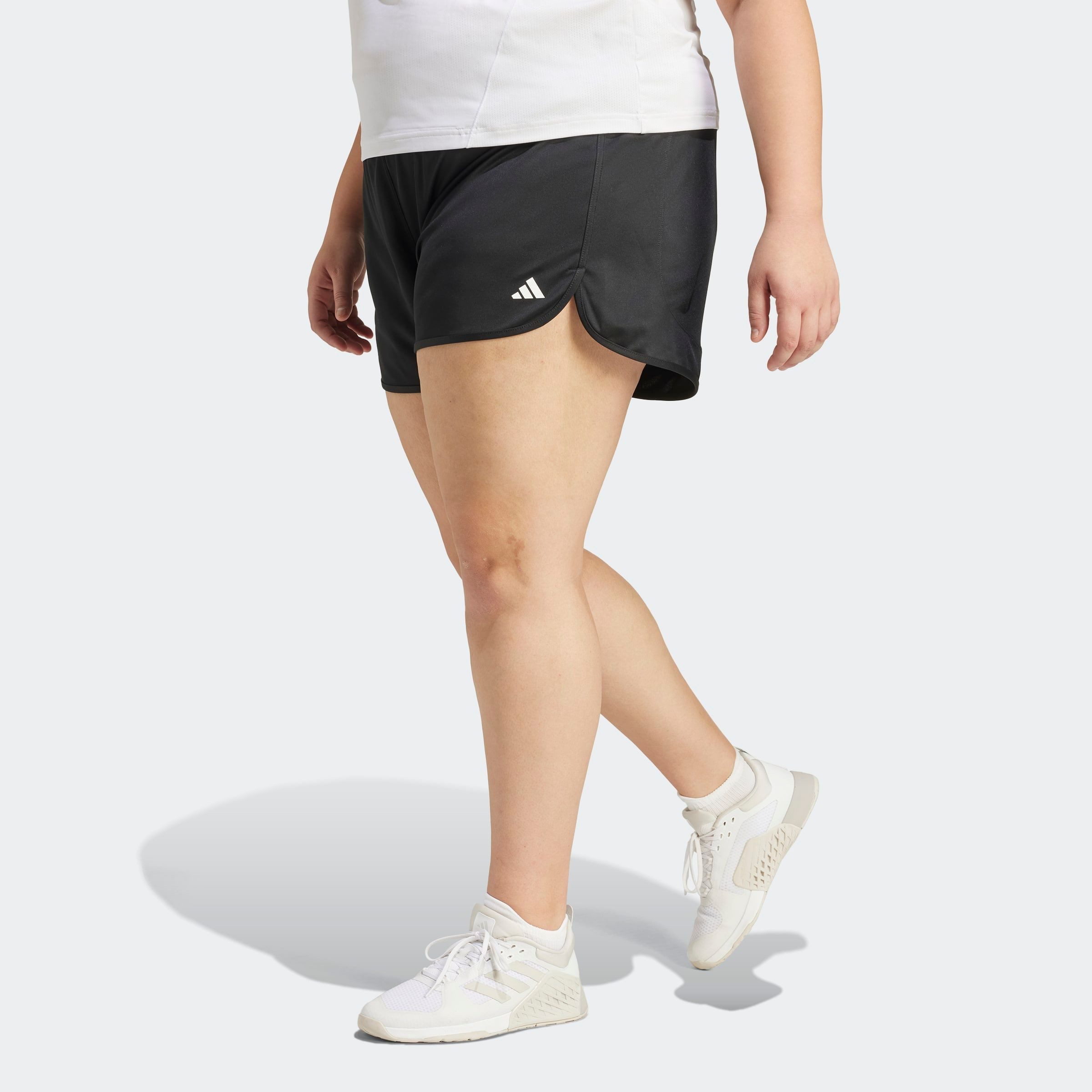 adidas Performance Shorts PACER ESSENTIALS KNIT HIGH-RISE – GROSSE GRÖSSEN günstig online kaufen