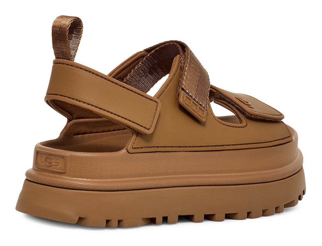UGG GOLDENGLOW Plateausandale, Sommerschuh, Strandschuh, Plateausandale mit Klettverschlüsse
