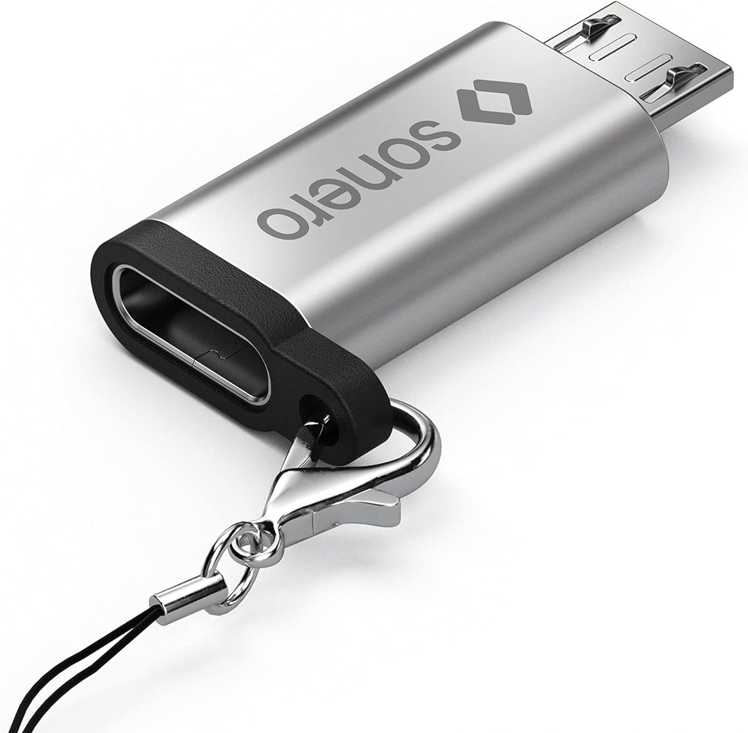 sonero Sonero® Micro USB auf USB-C Adapter, kompatibel mit Apple Geräten, USB-Kabel