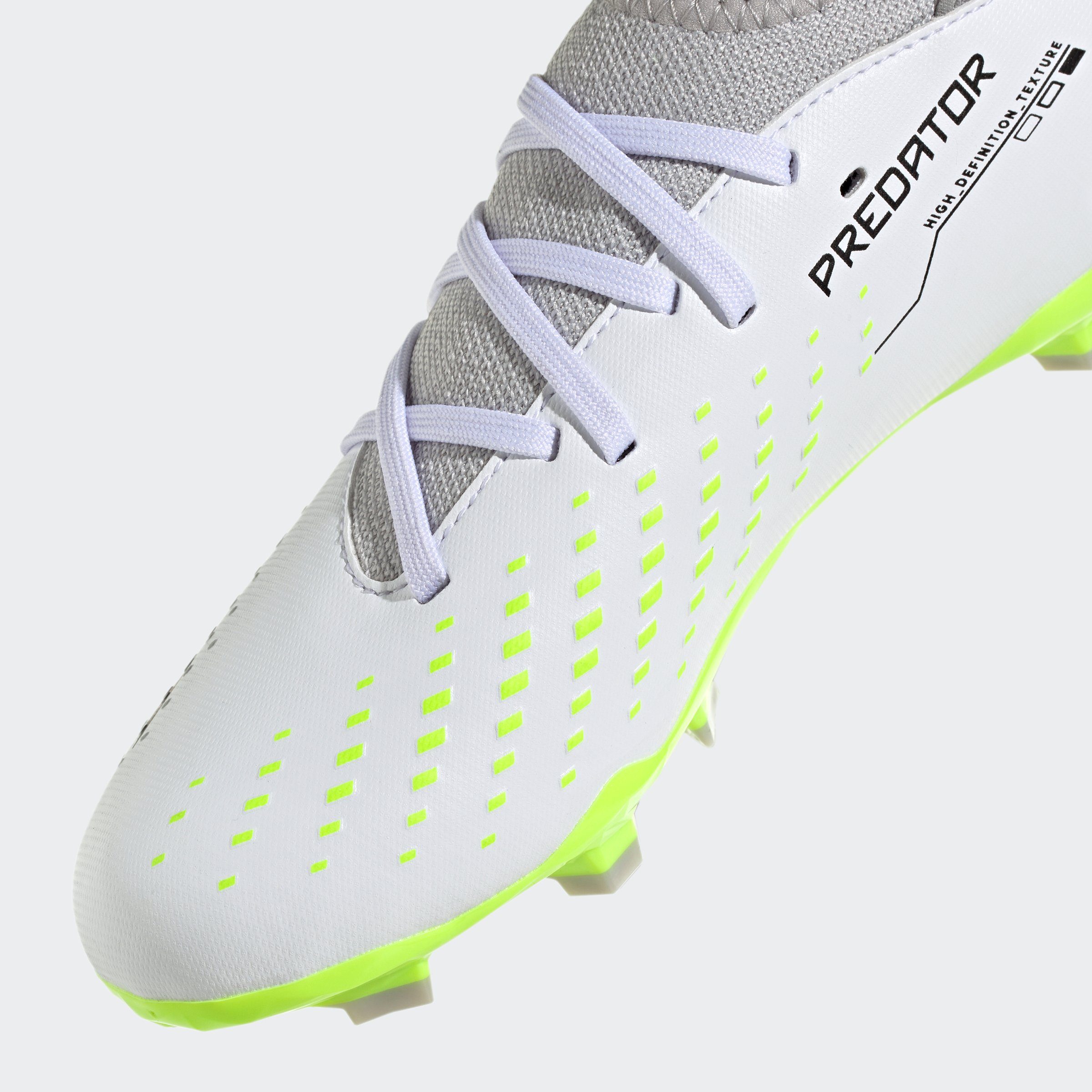 adidas Performance PREDATOR ACCURACY.3 FG / Core Black Lemon Fußballschuh Cloud White Lucid 