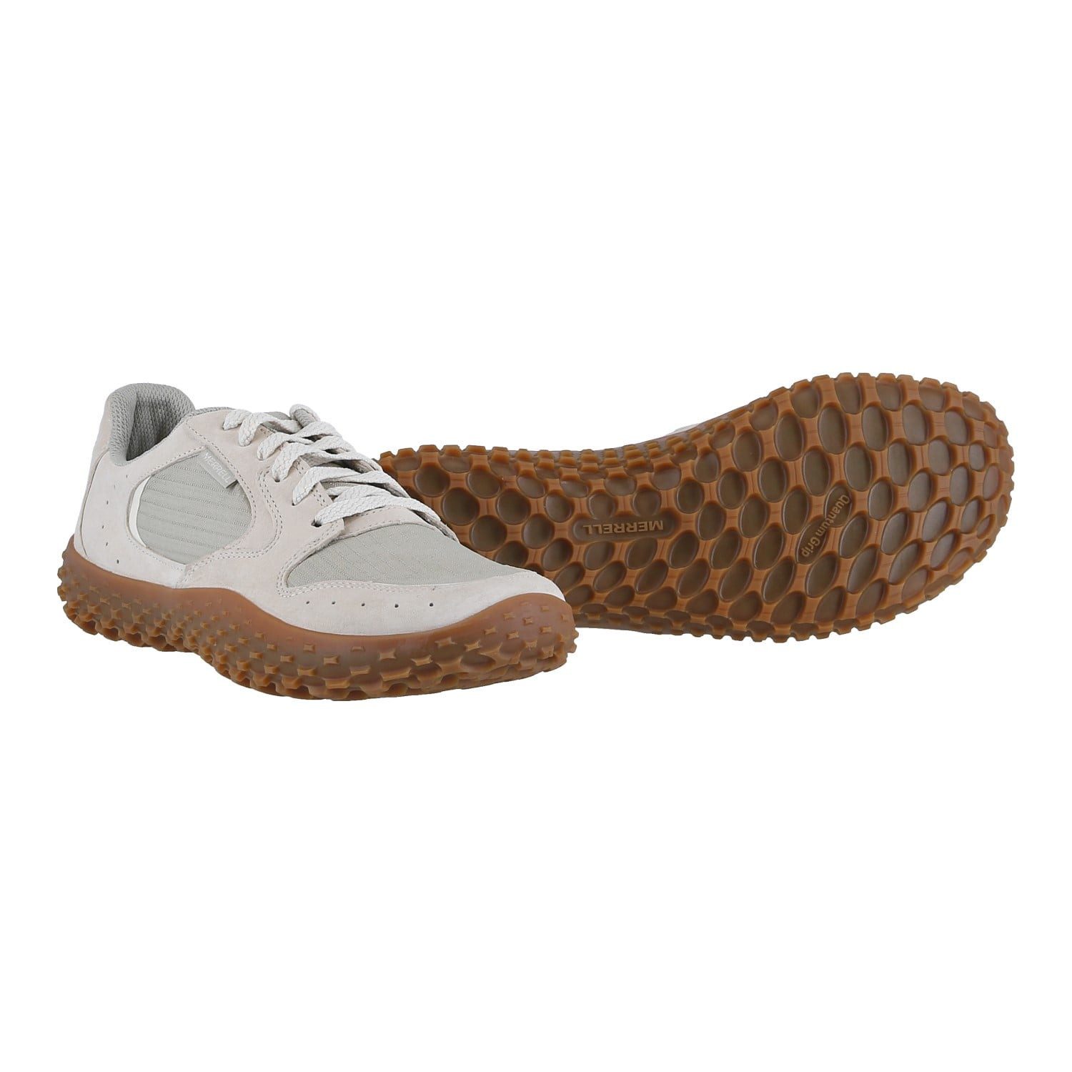 Merrell Minimal-Sneaker Wrapt (Veloursleder, wasserdicht) hellgrau Damen Ba günstig online kaufen