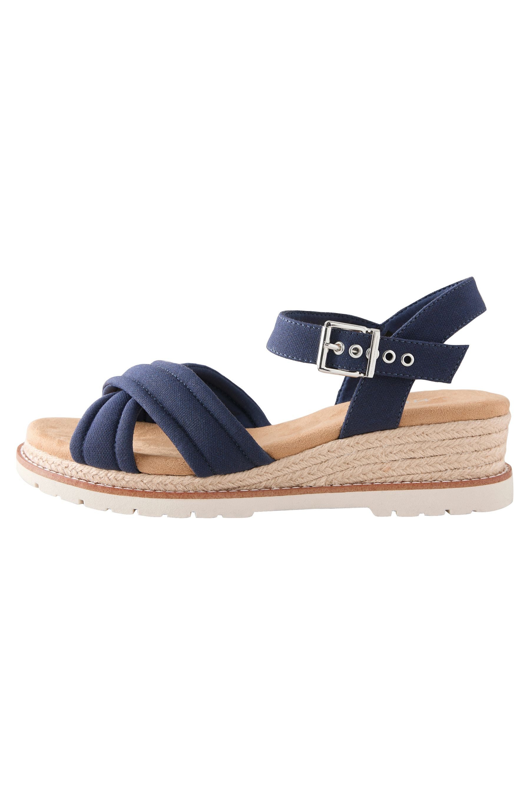 Next Forever Comfort® Keilabsatzschuhe mit X-Riemen Keilsandalette (1-tlg)