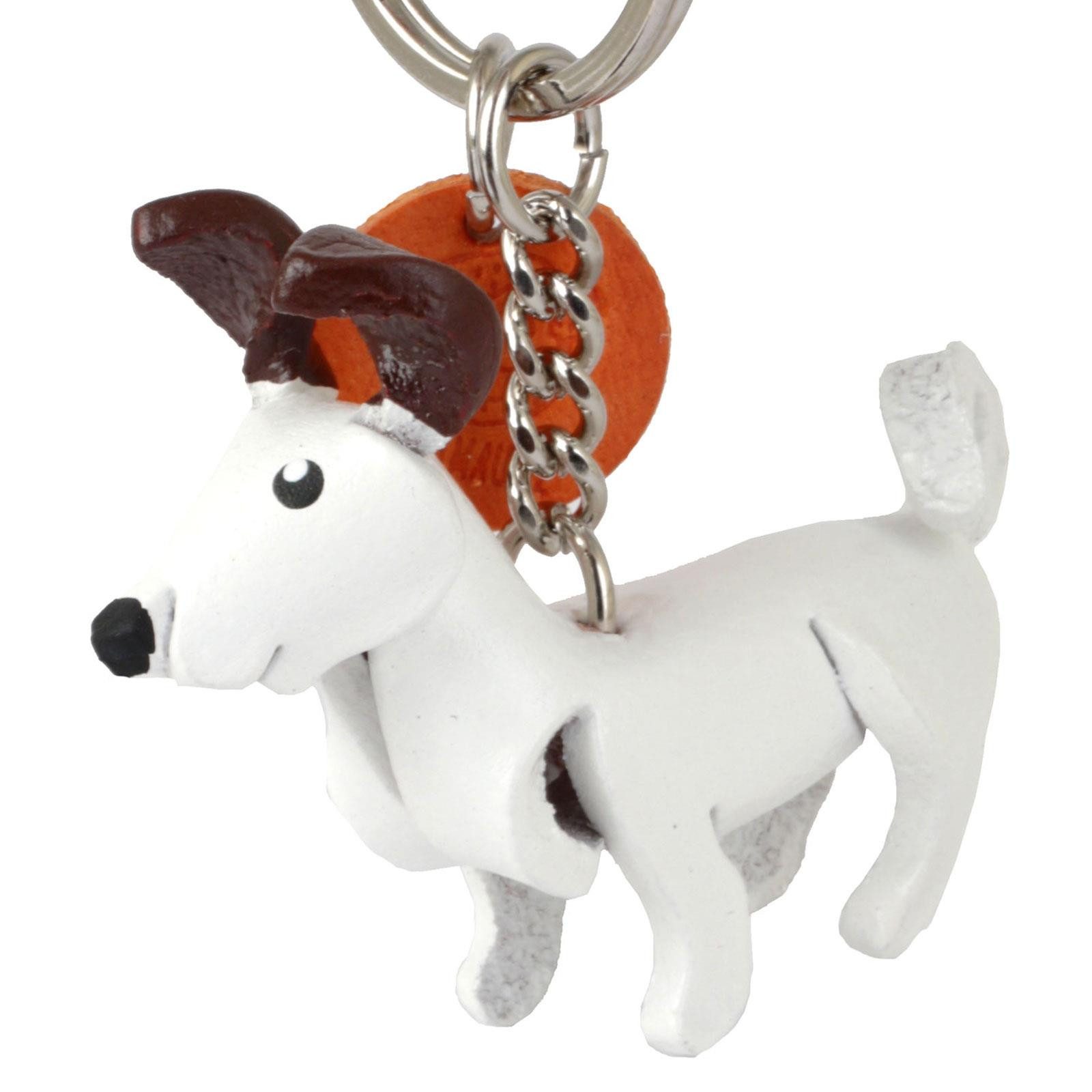Schlüsselanhänger Set Jack Russell Terrier Schlüsselanhänger aus Leder