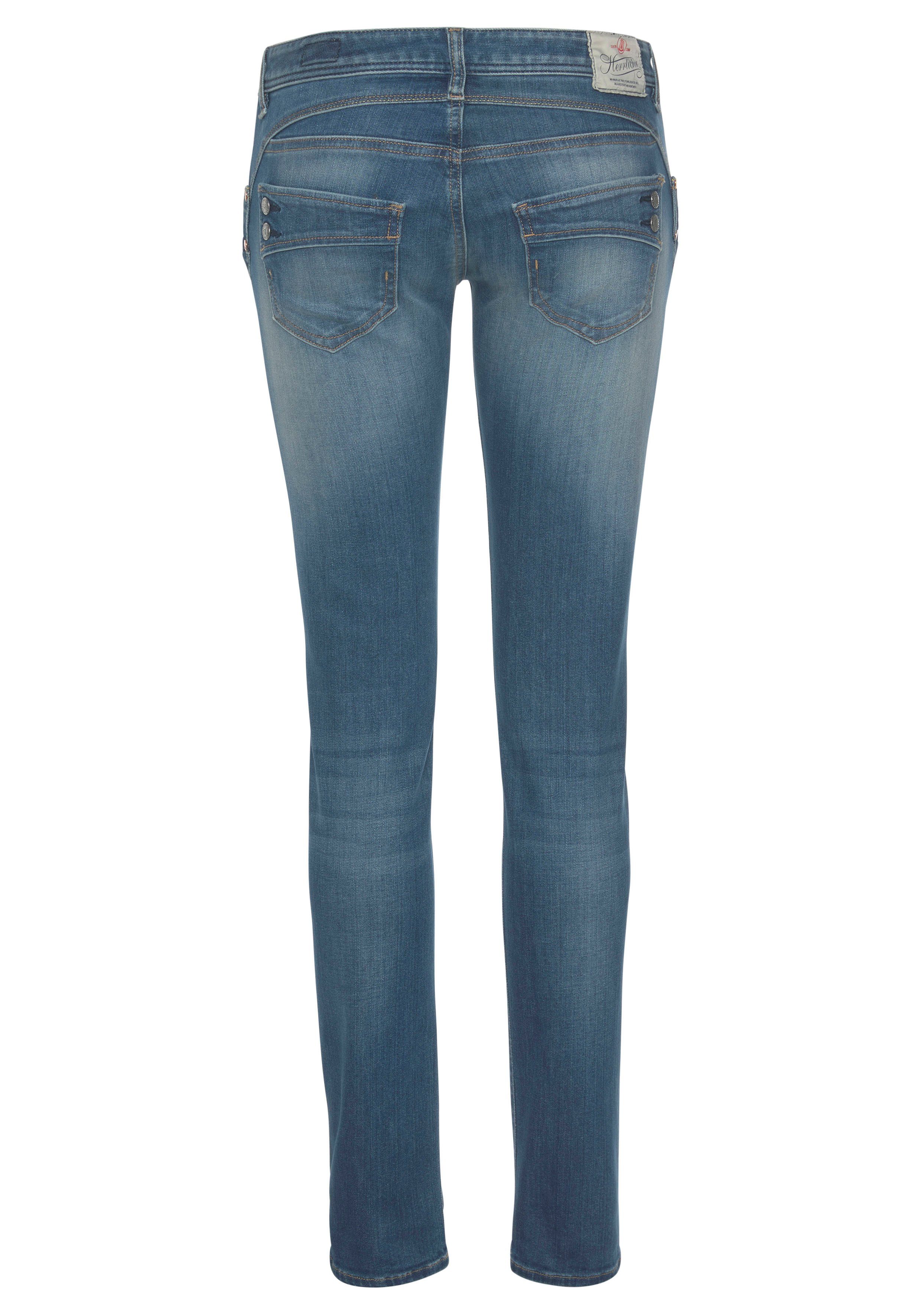 Herrlicher Slim-fit-Jeans PIPER SLIM ORGANIC Kitotex dank umweltfreundlich Technology