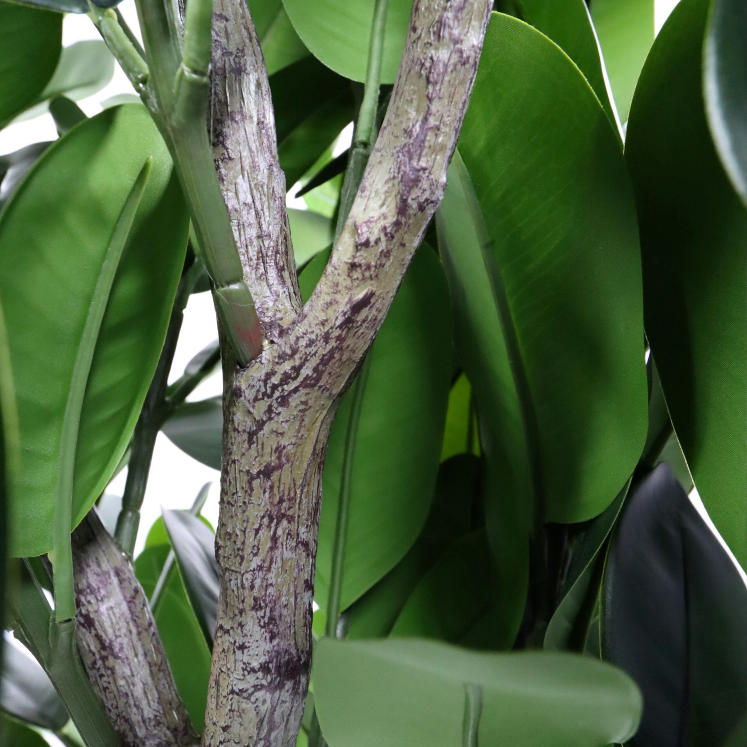 Kunstpflanze Garcinia Künstliche Pflanze im Topf Höhe 120.0 cm Mangostan, hjh OFFICE, Höhe 120.0 cm, Künstliche Pflanze Garcinia mangostana im Kunststoff-Topf