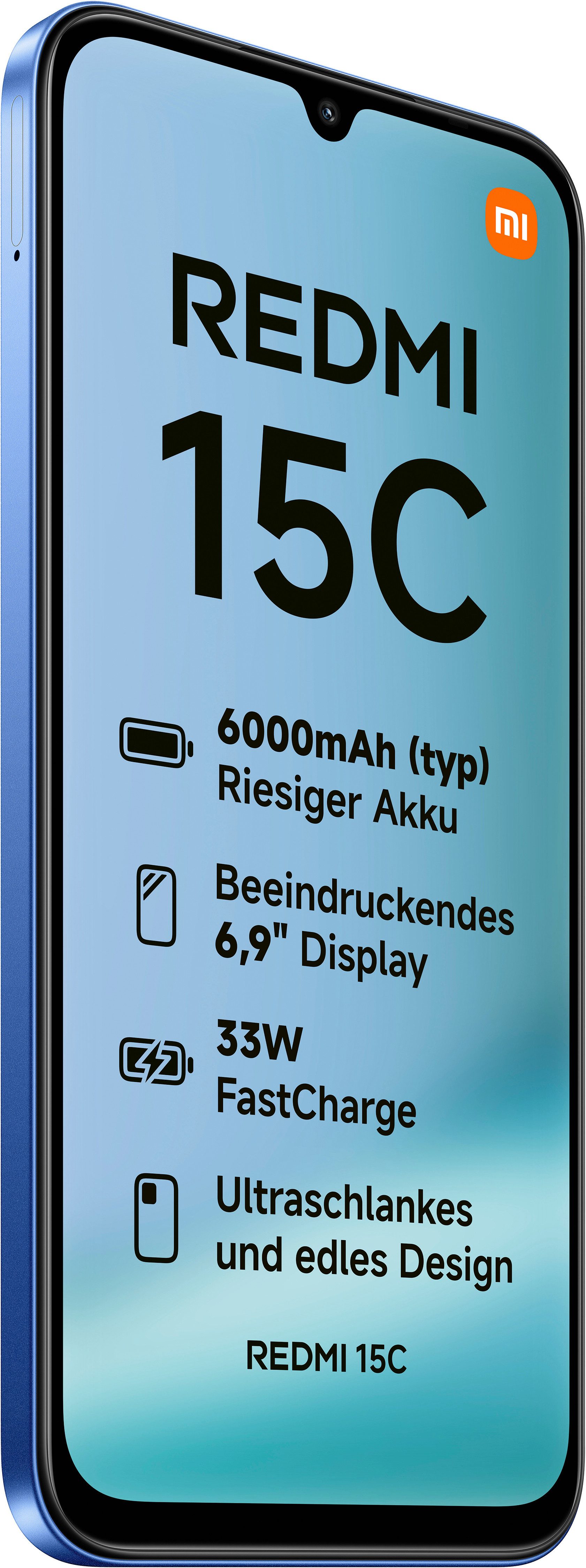 Xiaomi Redmi 15C 4+128GB Smartphone (17,52 cm/6,9 Zoll, 128 GB Speicherplatz, 50 MP Kamera)