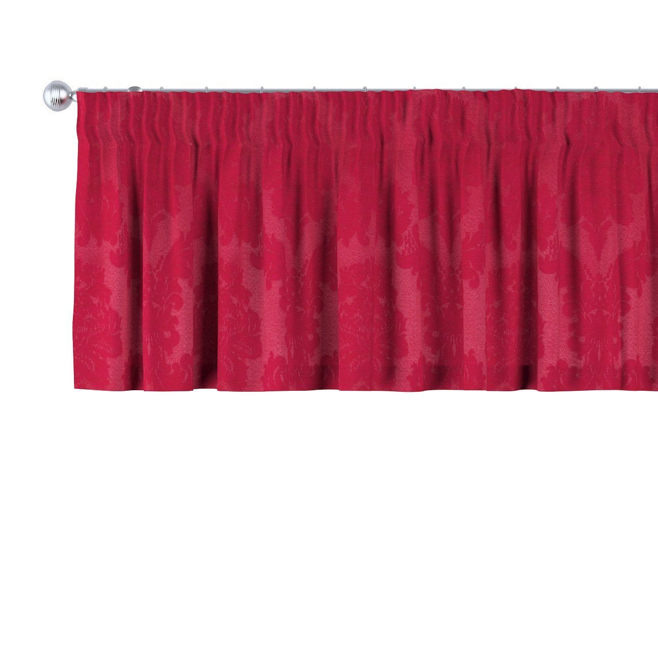 x rot cm, 130 Kräuselband mit 40 Damasco, Dekoria Vorhang