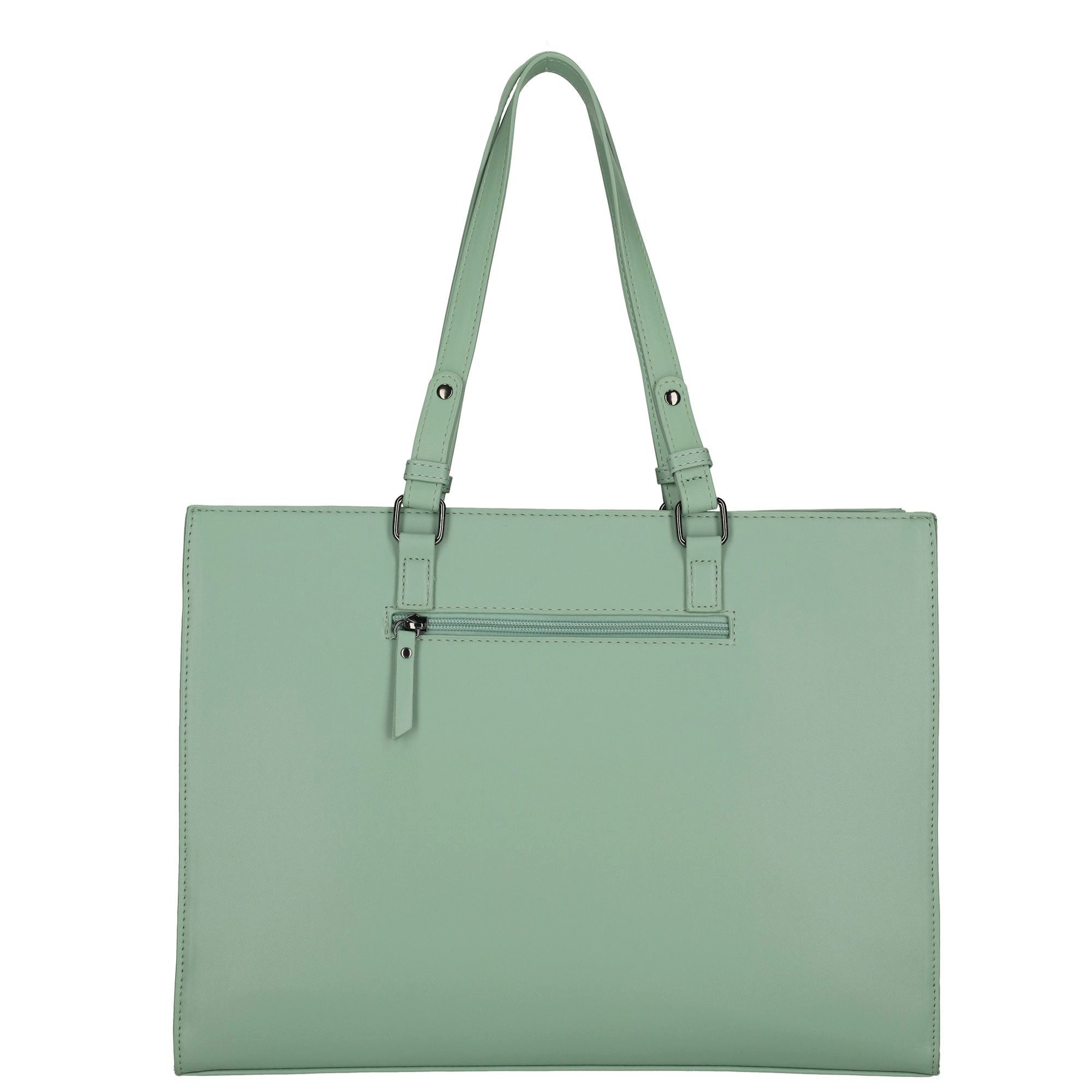 Christian Wippermann Umhängetasche Große Damen Tasche Schultertasche Bag Leder Optik (1 tlg), Handtasche
