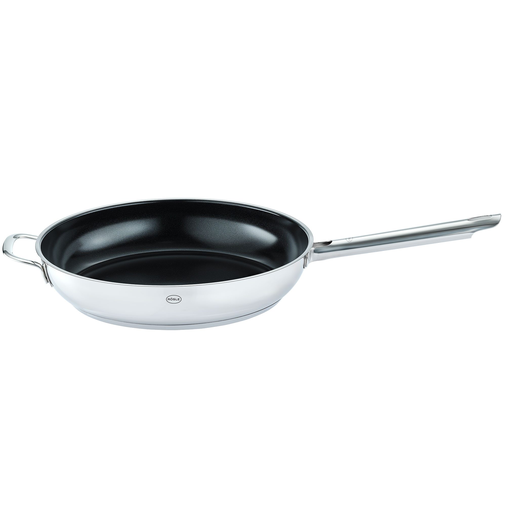 RÖSLE Bratpfanne PUREELEMENTS Keramik ProCeraPlus, Edelstahl 18/10 (1-tlg)