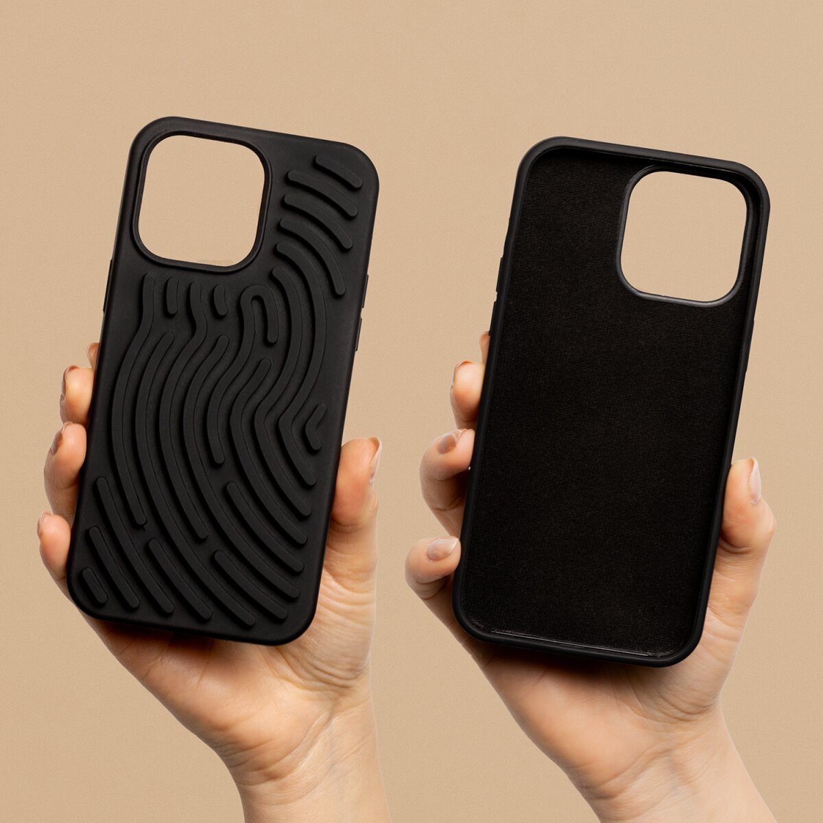 COFI 1453 Handyhülle DIY Snake kompatibel mit Apple iPhone 15 Schwarz mit Silikonbändern 6,1, Personalisierbare Hülle mit Silikonbändern