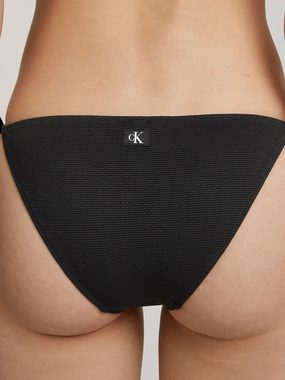 Calvin Klein Swimwear Bikini-Hose STRING SIDE TIE BIKINI mit Logodruck