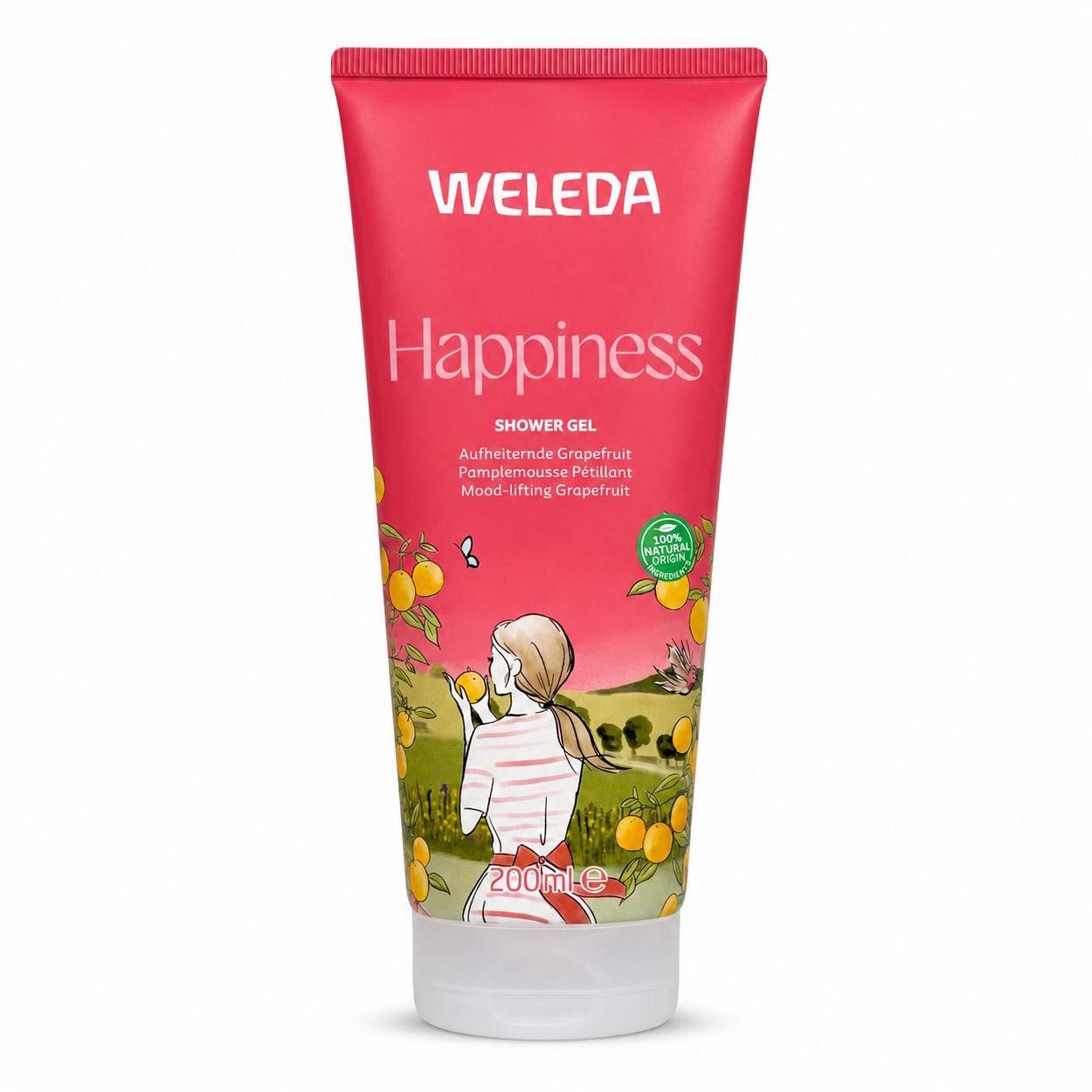 WELEDA Duschgel WELEDA Happiness Shower Gel Grapefruit 200ml