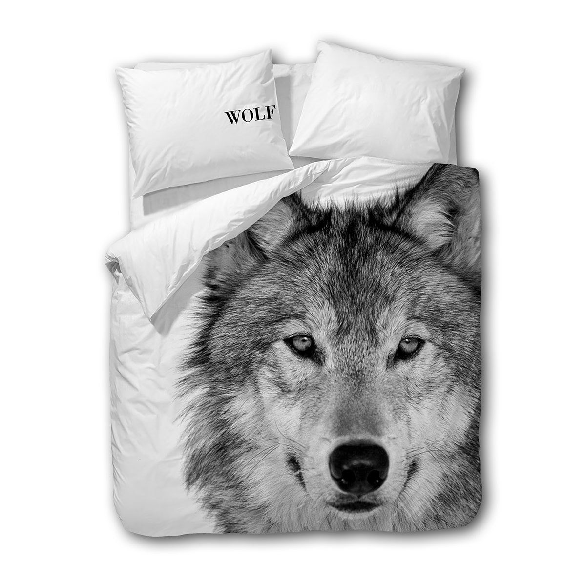 TRAUMSCHLAF Bettwäsche Wolf, Renforce, 2 teilig, günstig online kaufen