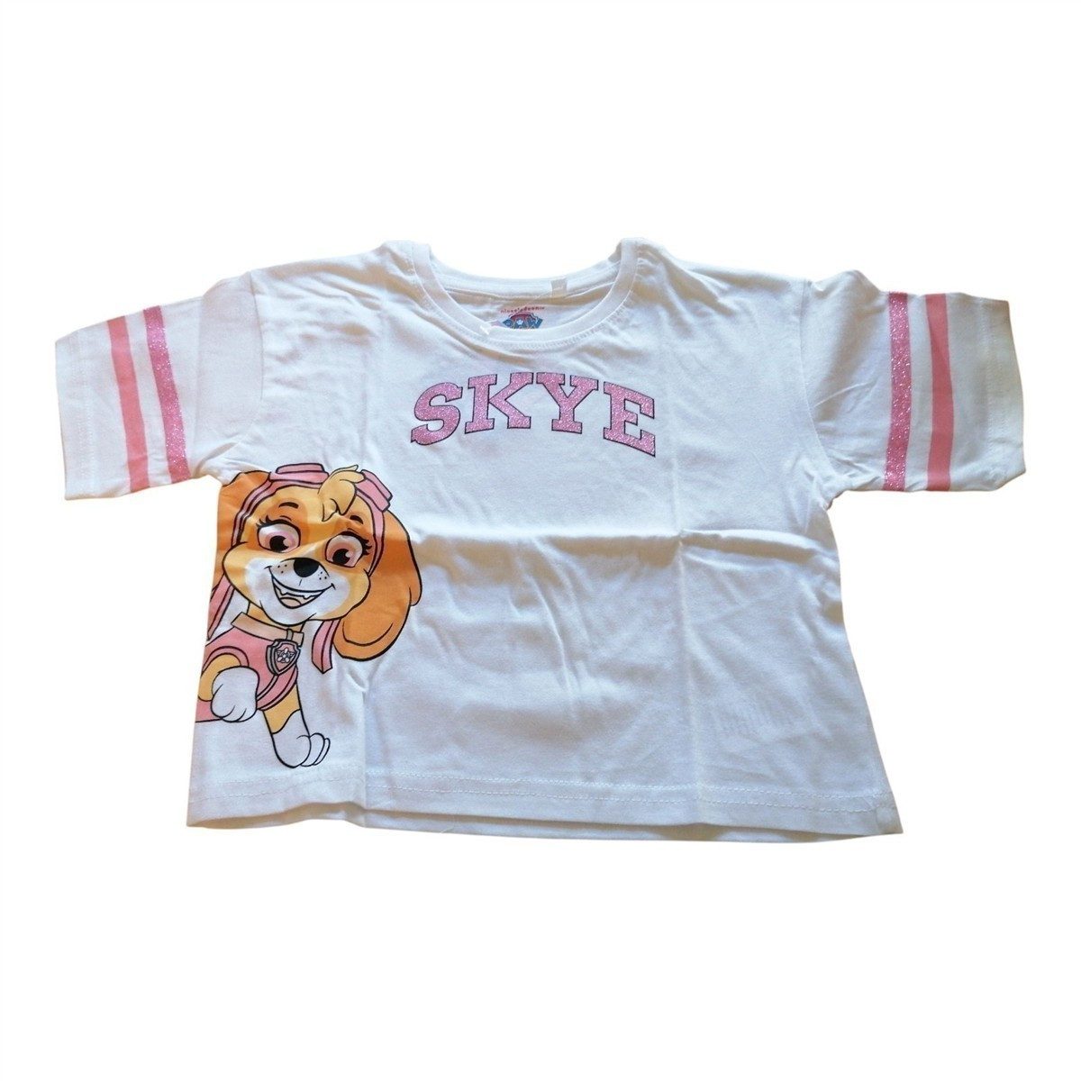 PAW PATROL T-Shirt Crop Top „Skye & Glitter - Skye“ – Bauchfrei