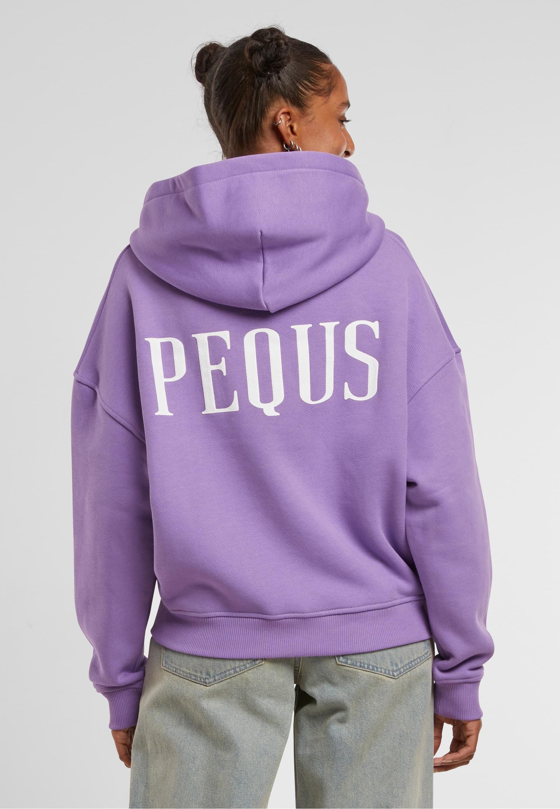 PEQUS Sweatjacke PEQUS PEQUS Back Logo Zip-Hoodie