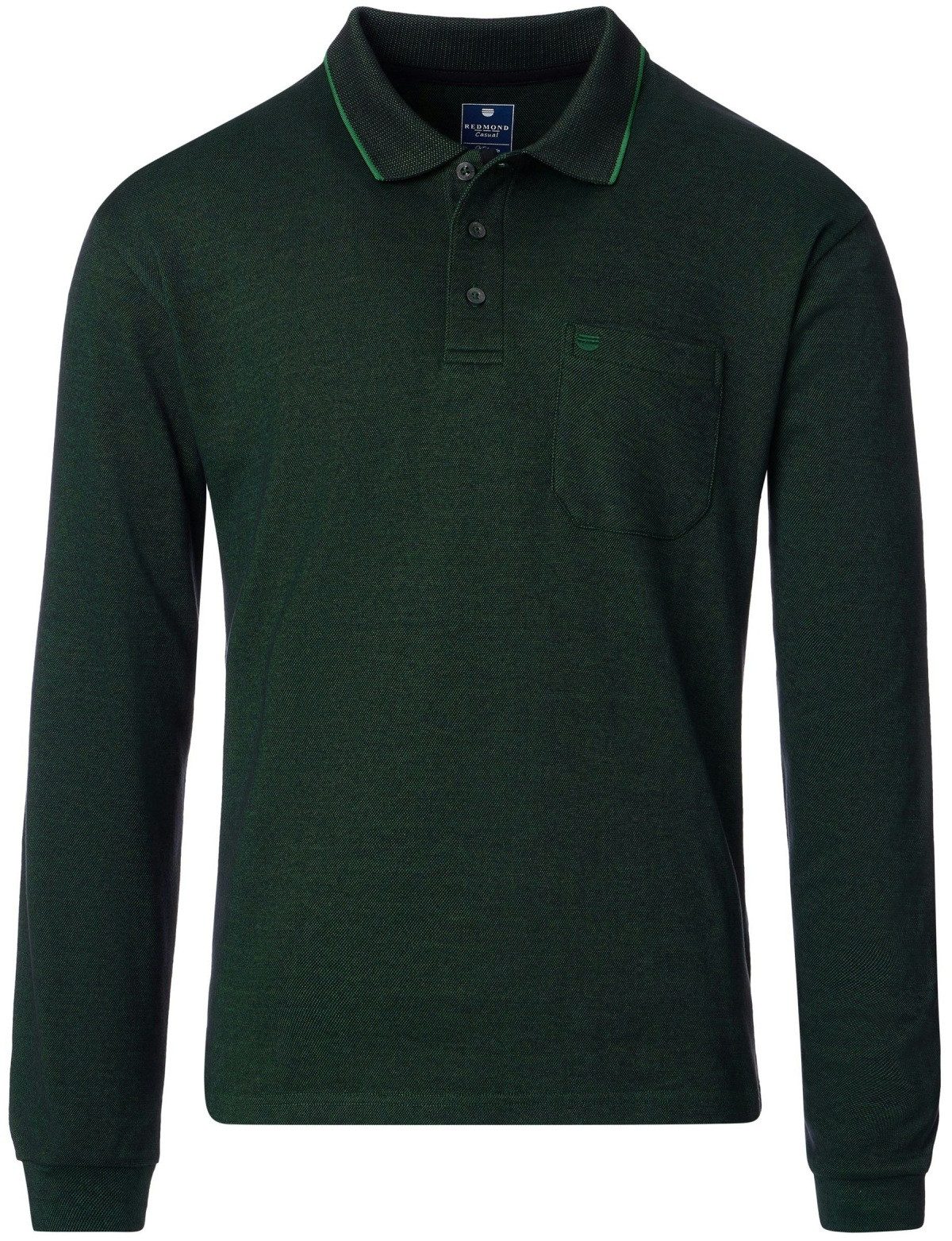 Redmond Langarm-Poloshirt günstig online kaufen